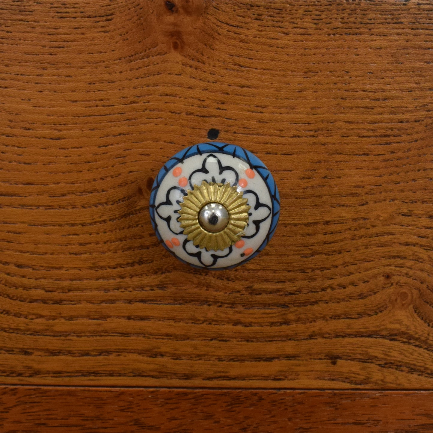 Small Restored Oak Chest of Drawers
