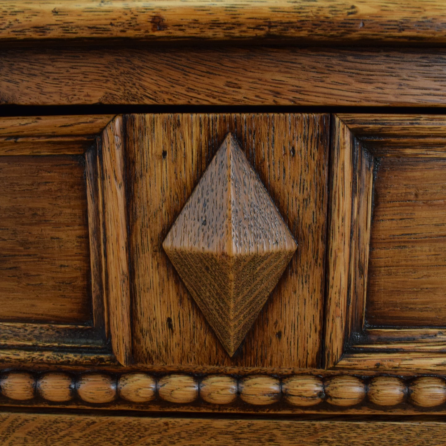 Carved Oak Sideboard