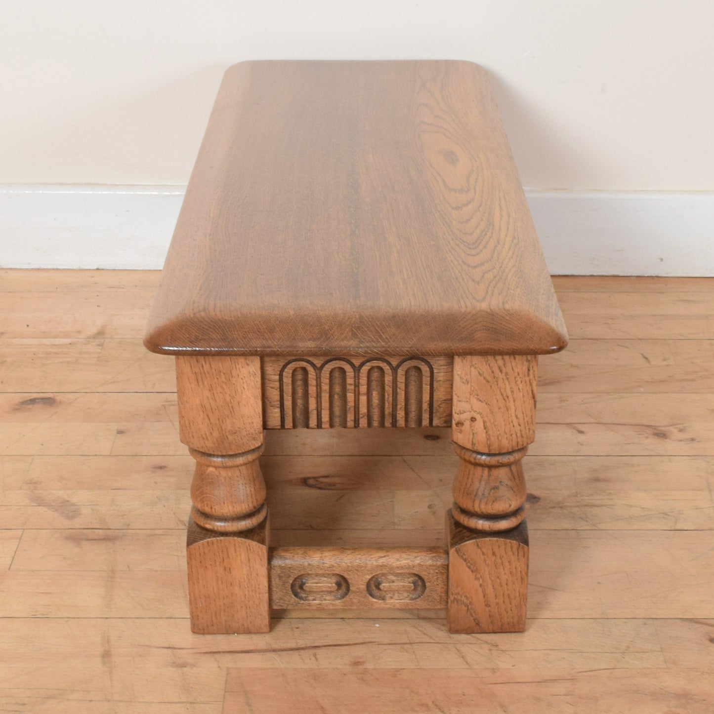 Carved Oak Coffee Table