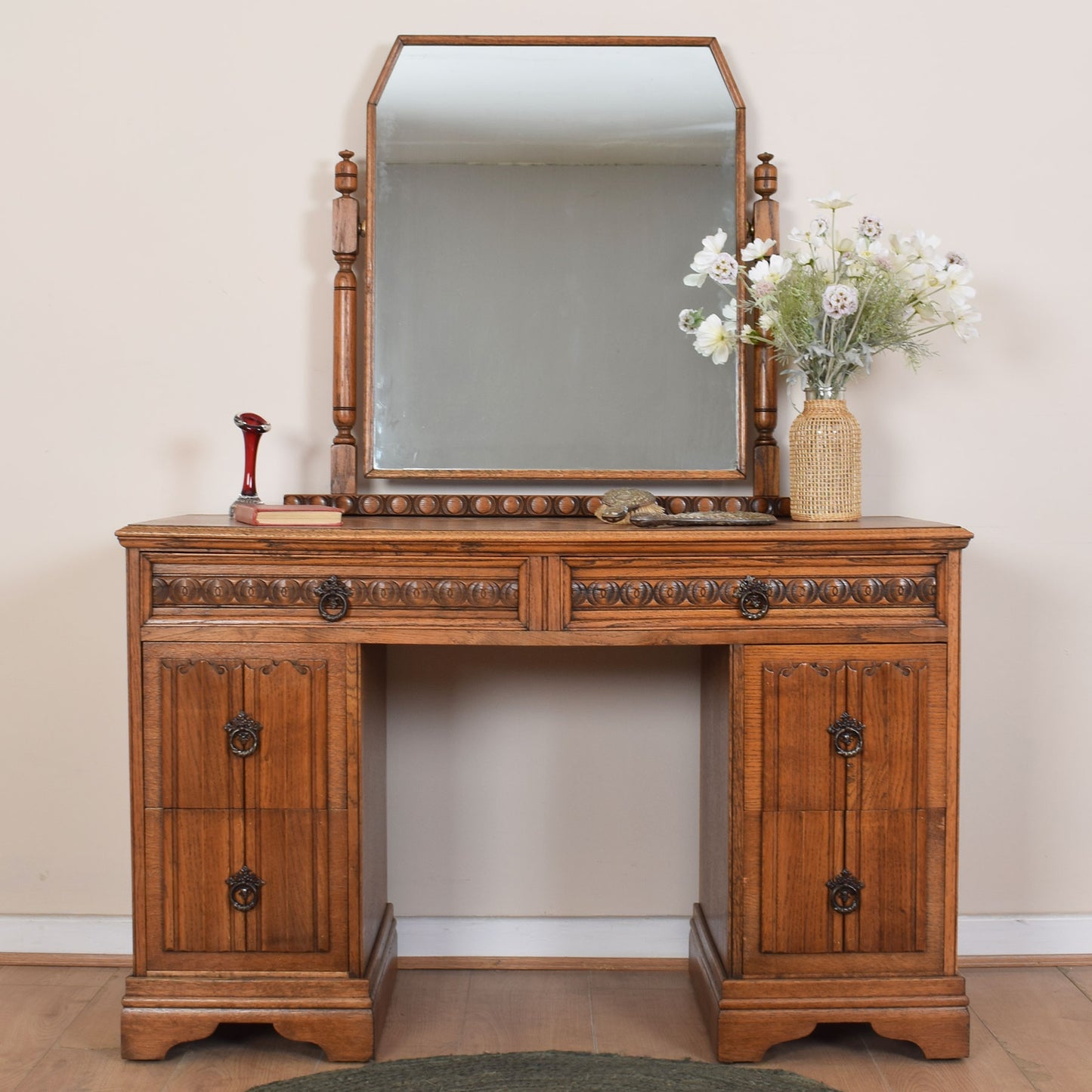 Crown Oak Dressing Table