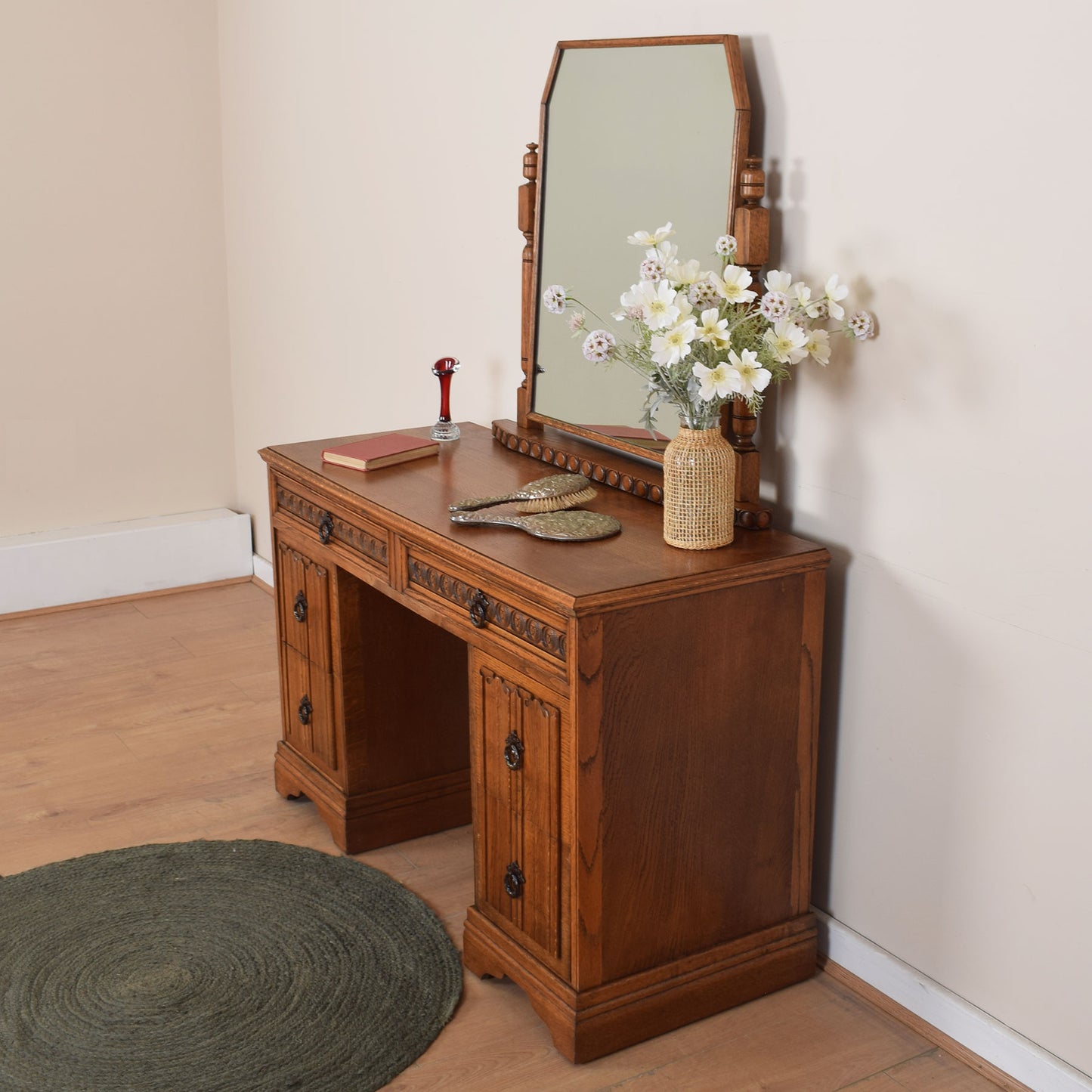 Crown Oak Dressing Table