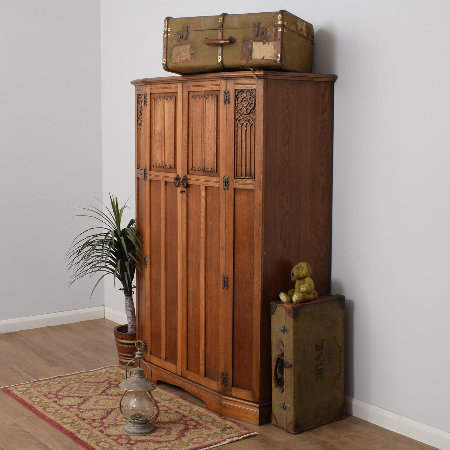 Restored Oak Wardrobe