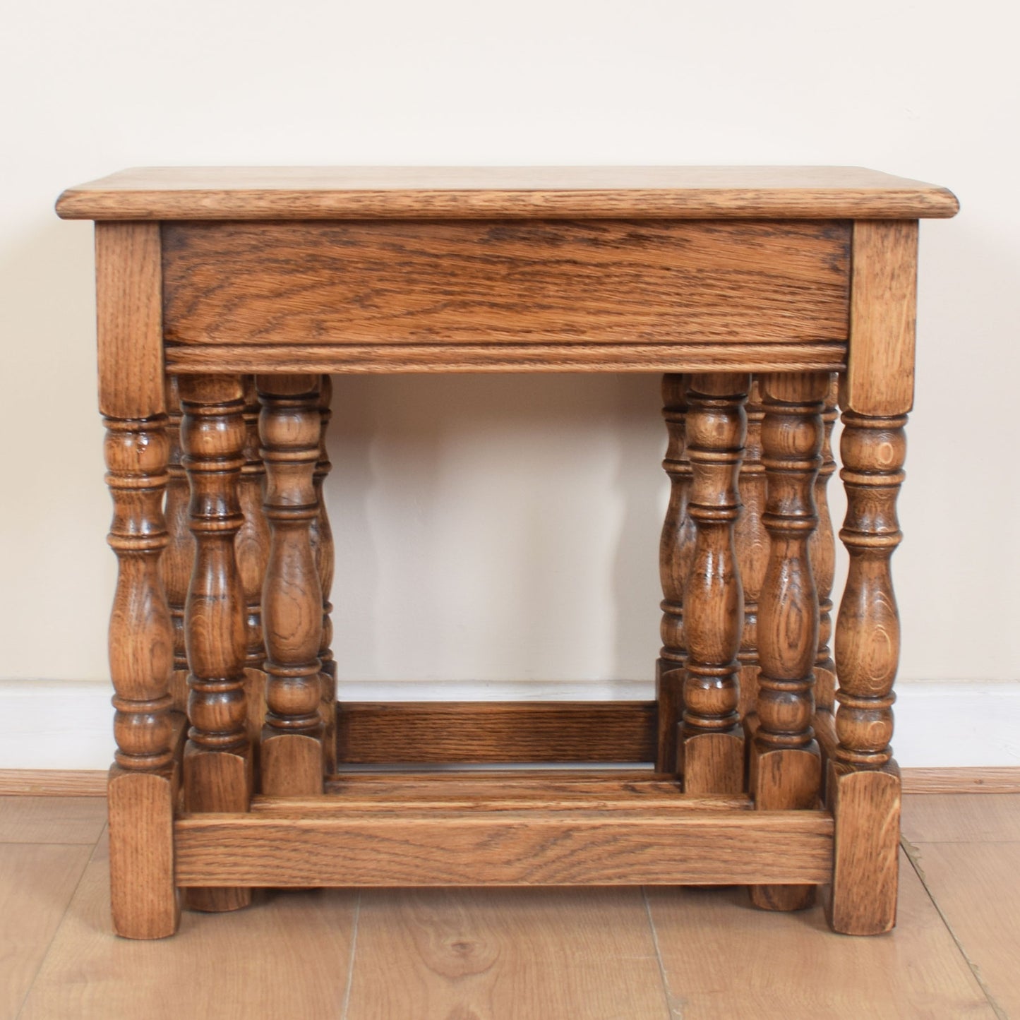 Oak Nest of Three Tables