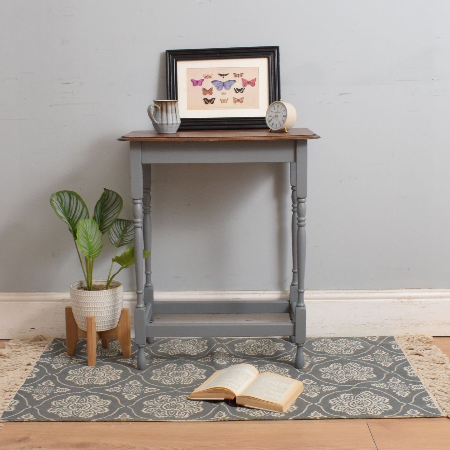 Painted Oak Side Table