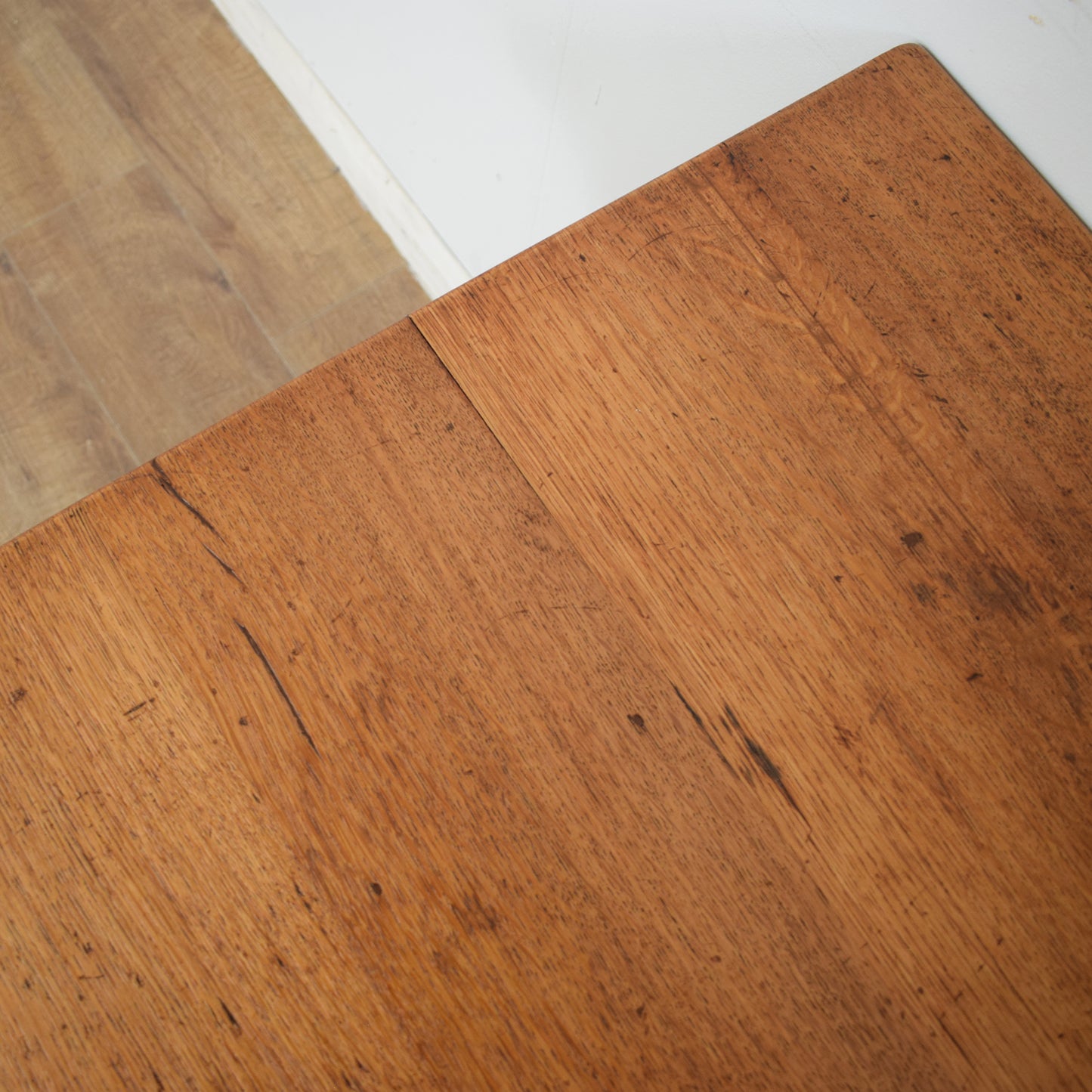 Restored Oak Monks Bench