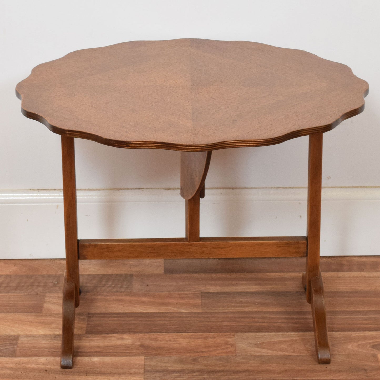 Tilt Top Oak Side Table
