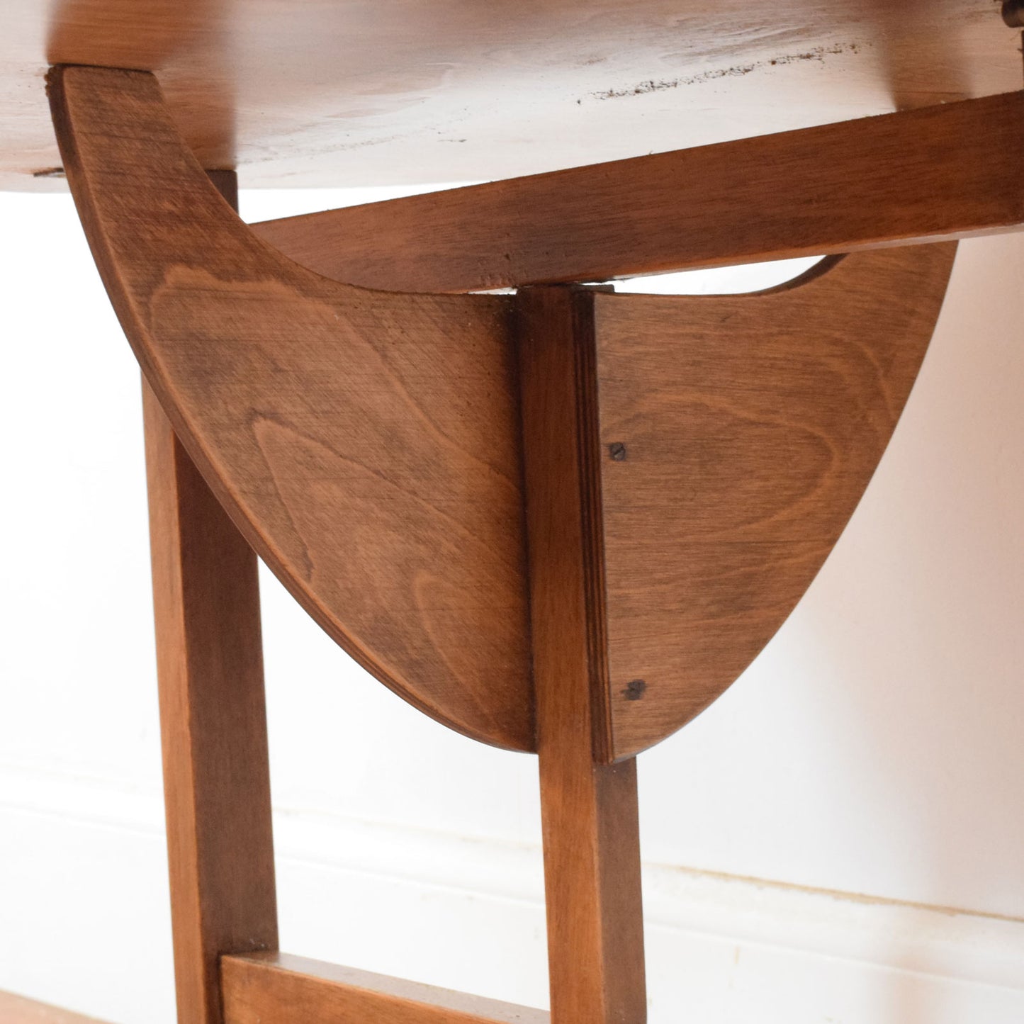 Tilt Top Oak Side Table