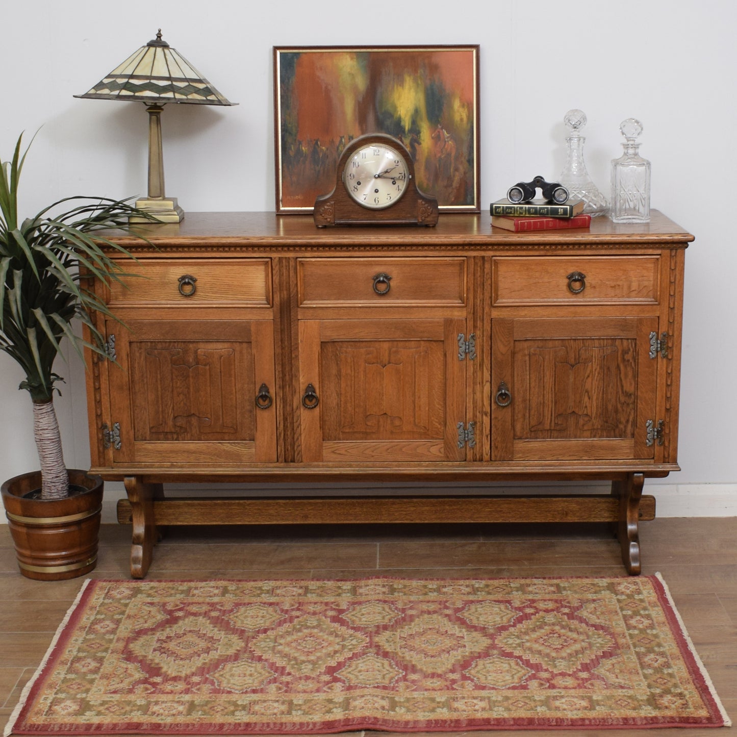 Restored Oak Sideboard