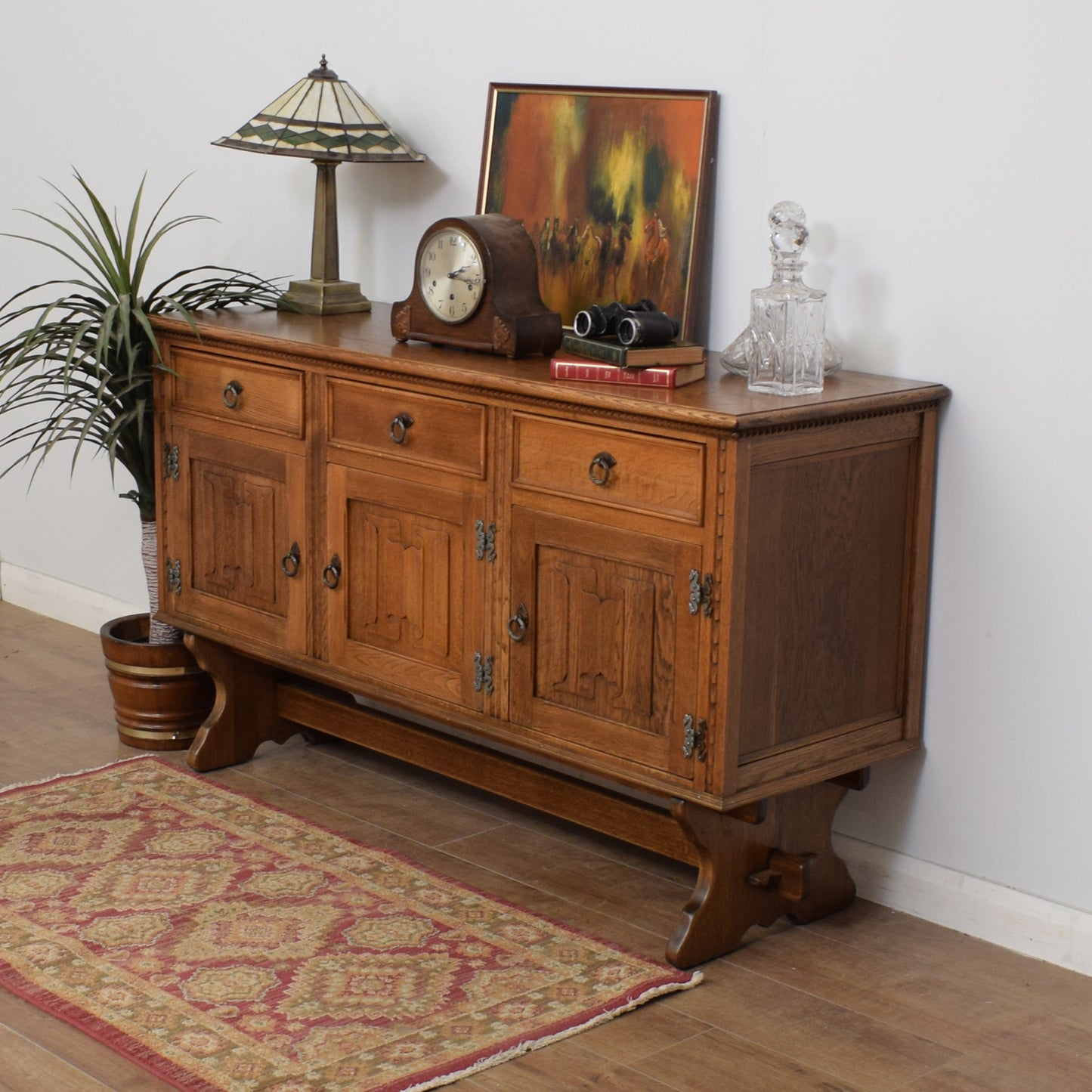 Restored Oak Sideboard