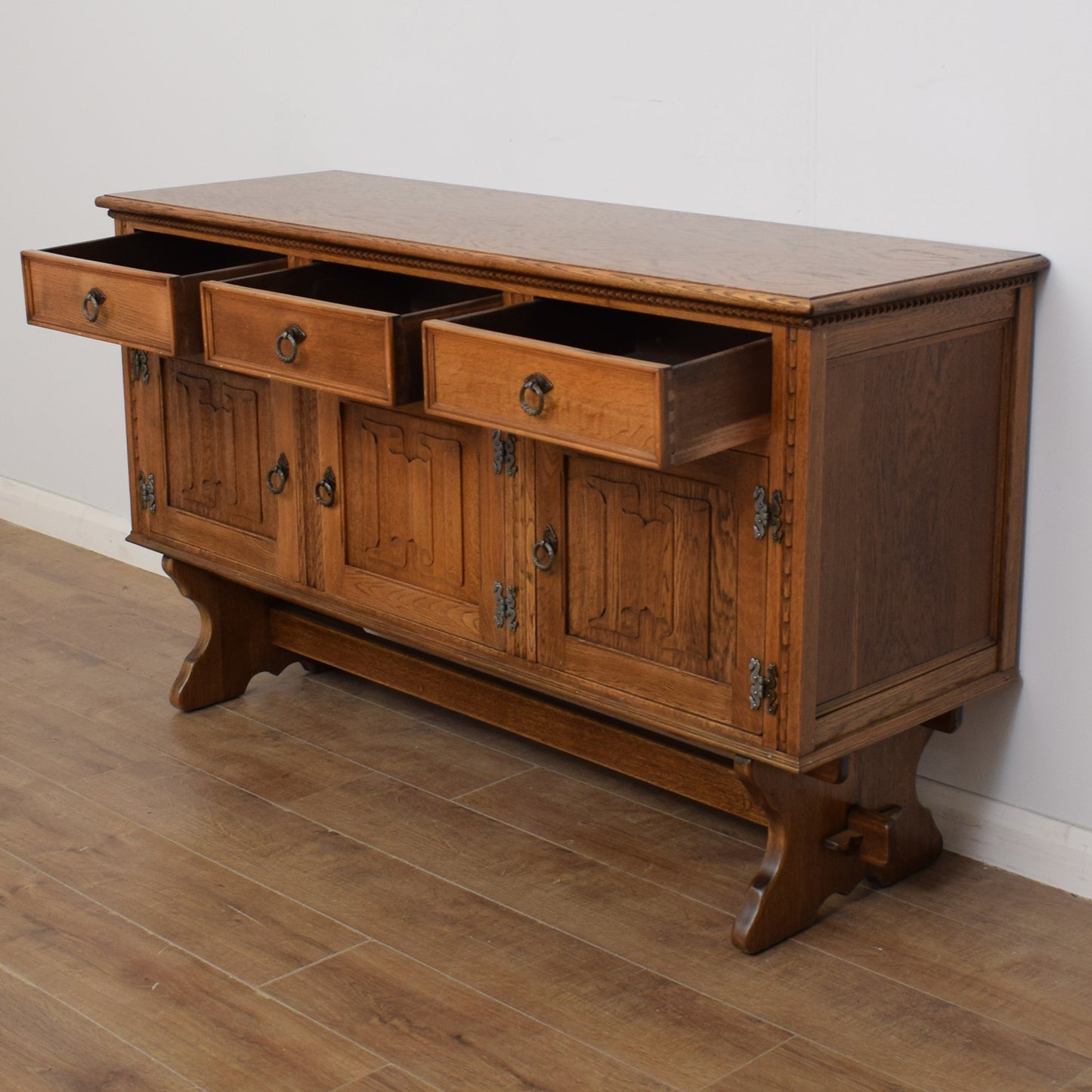 Restored Oak Sideboard