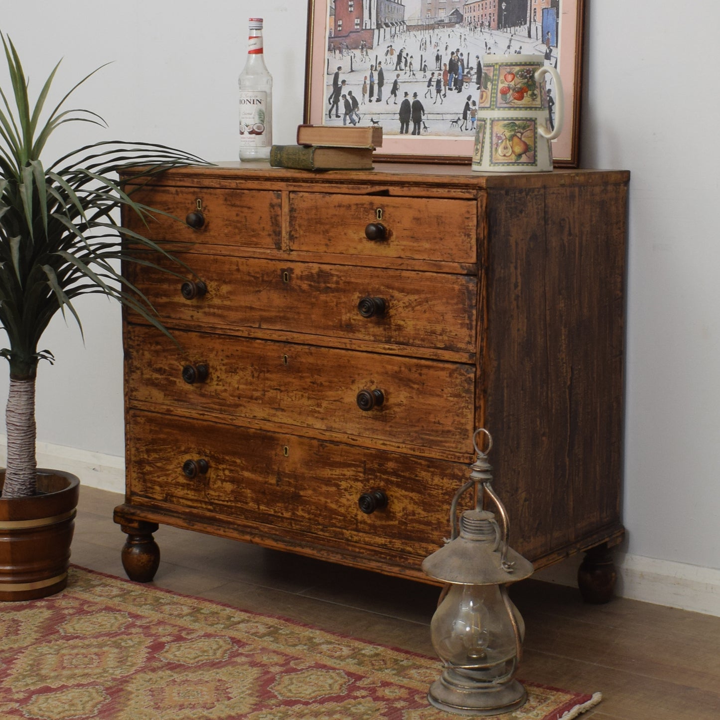 Antique Pine Chest of Drawers