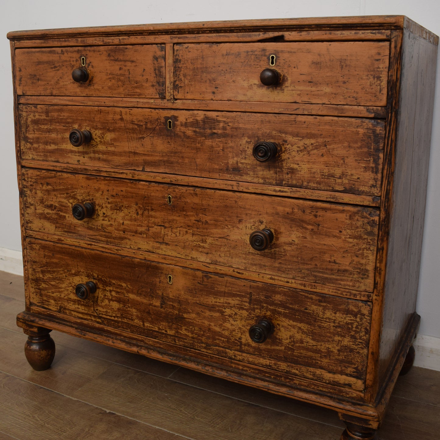 Antique Pine Chest of Drawers