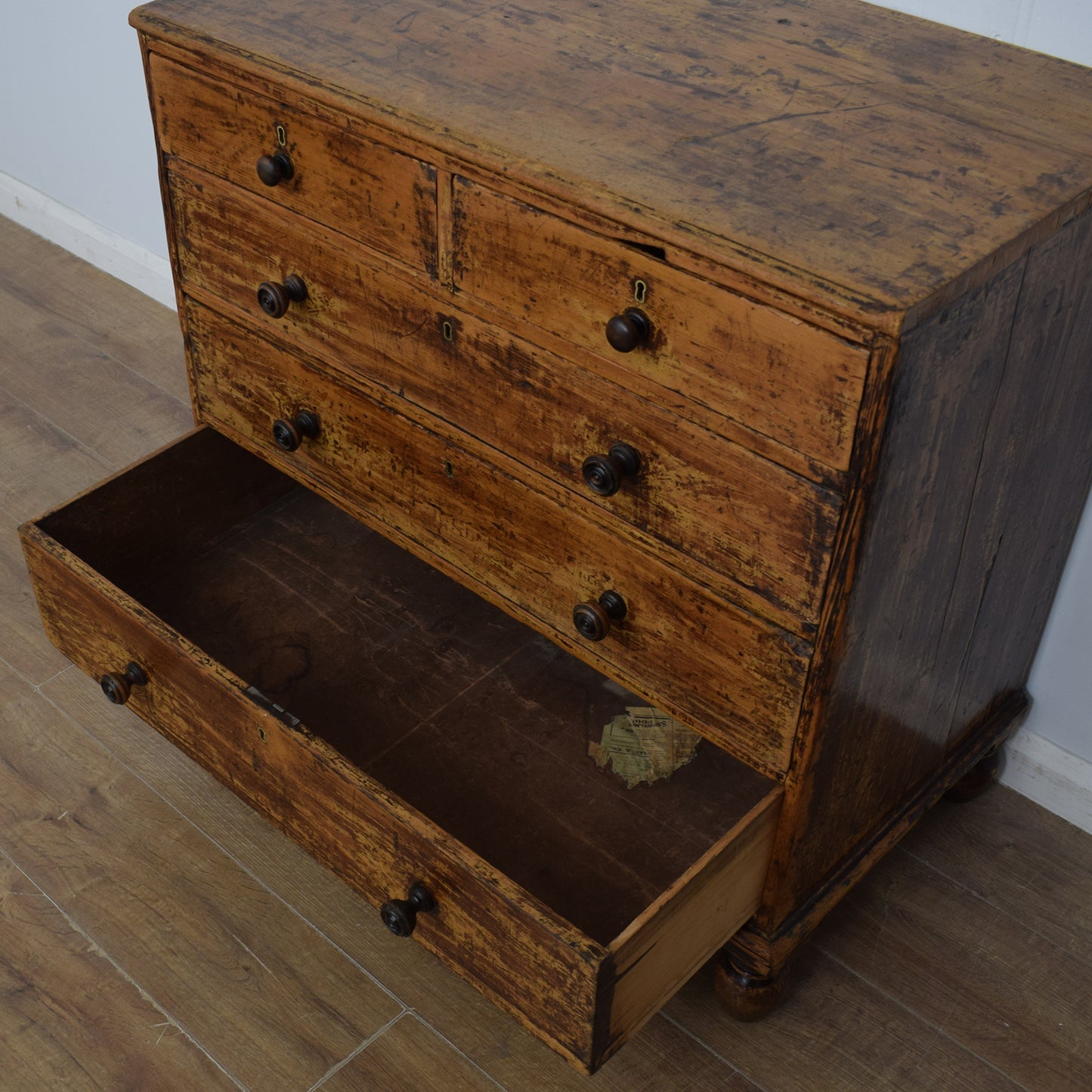 Antique Pine Chest of Drawers