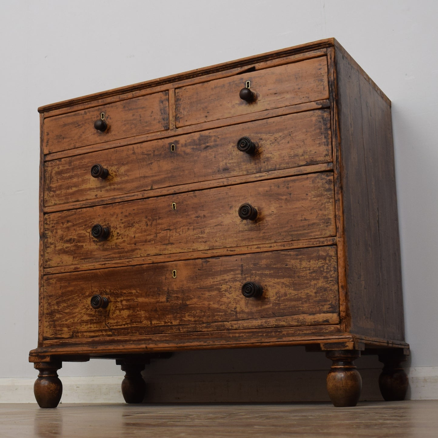 Antique Pine Chest of Drawers