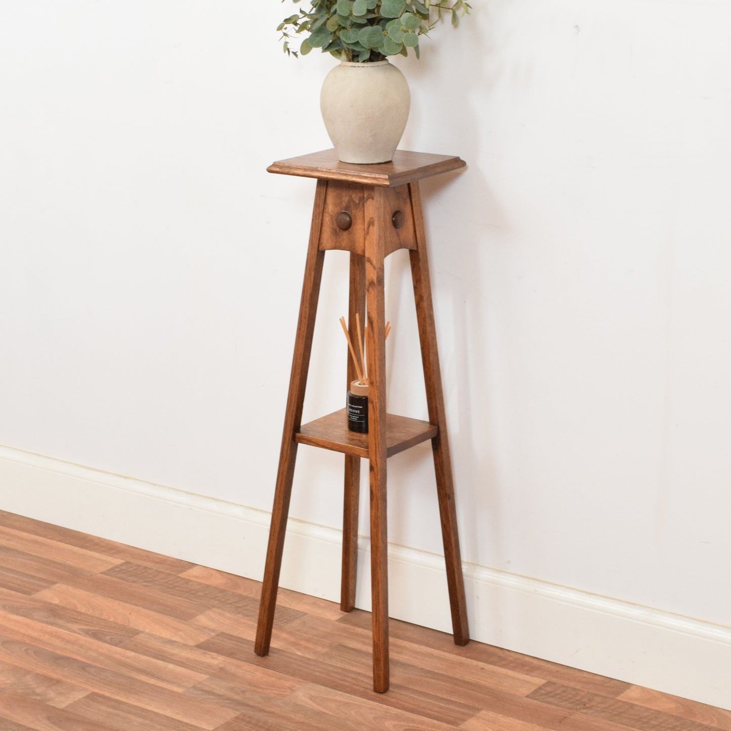 Restored Oak Plant Stand