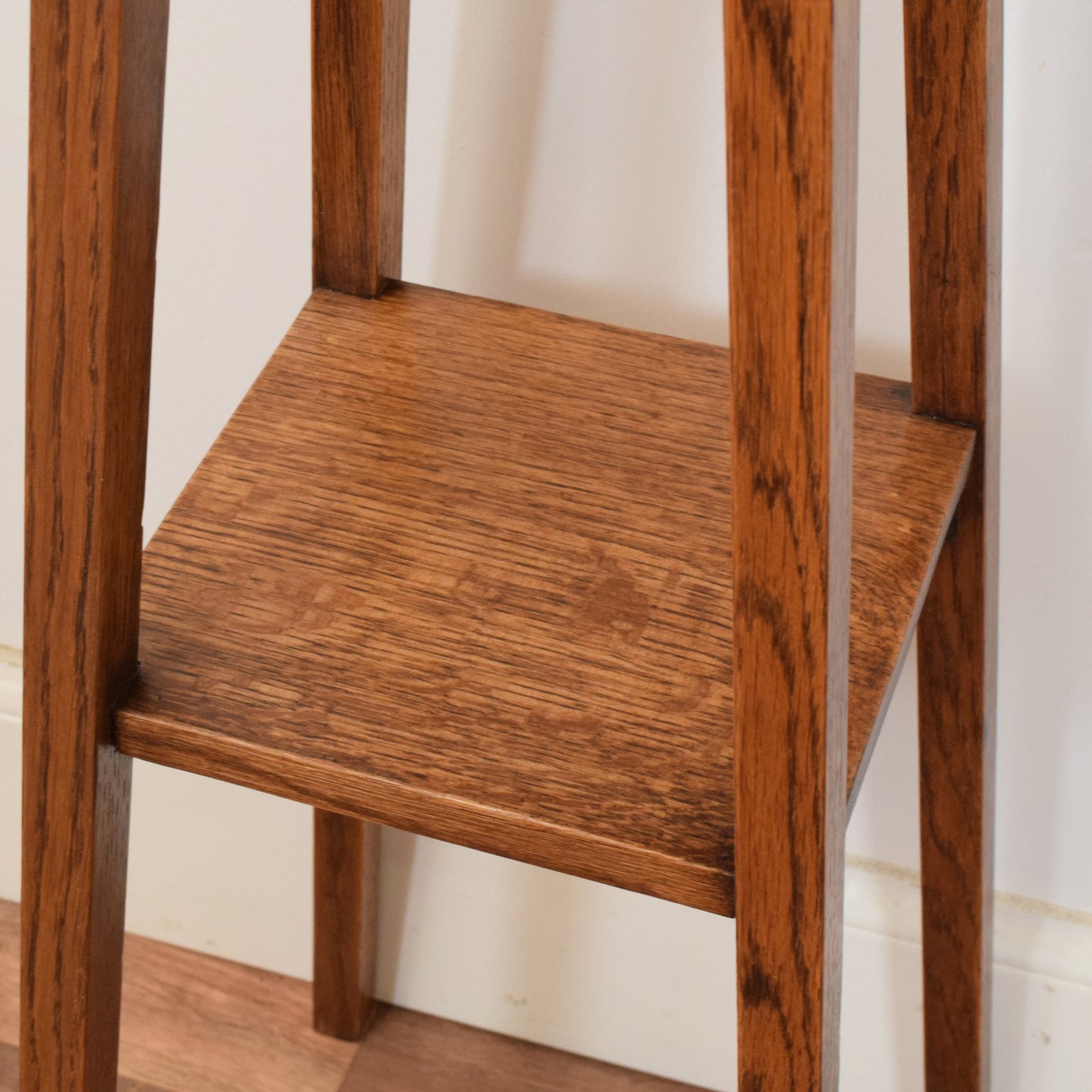 Restored Oak Plant Stand