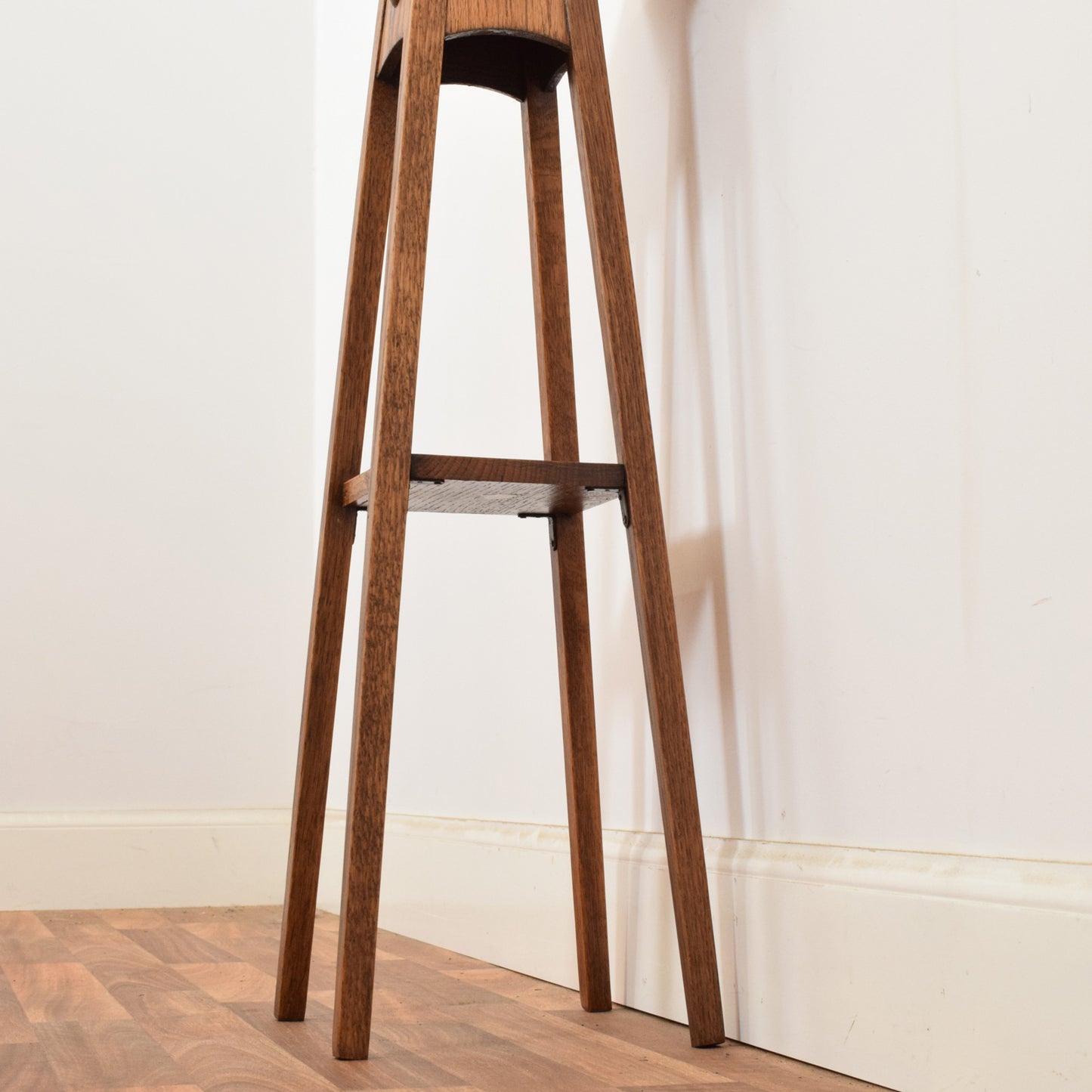 Restored Oak Plant Stand