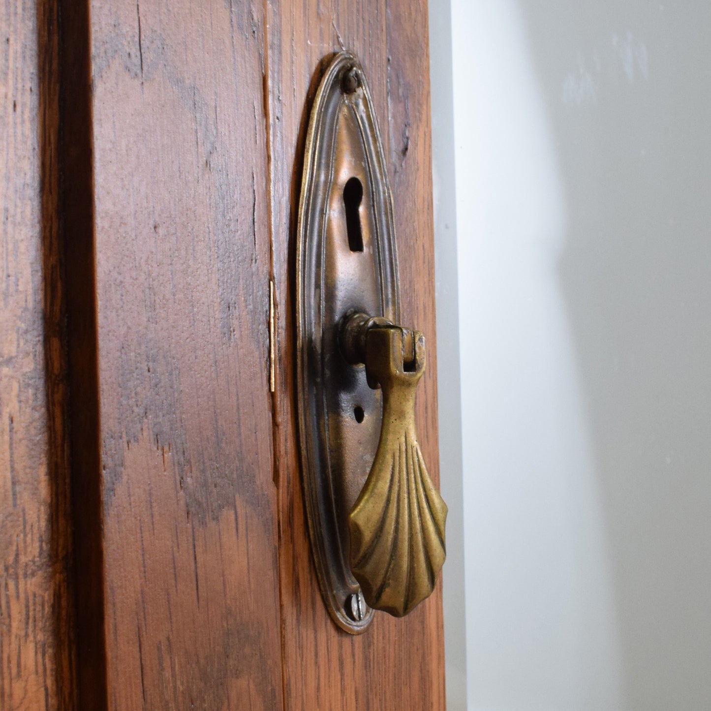 Oak Mirrored Hallrobe