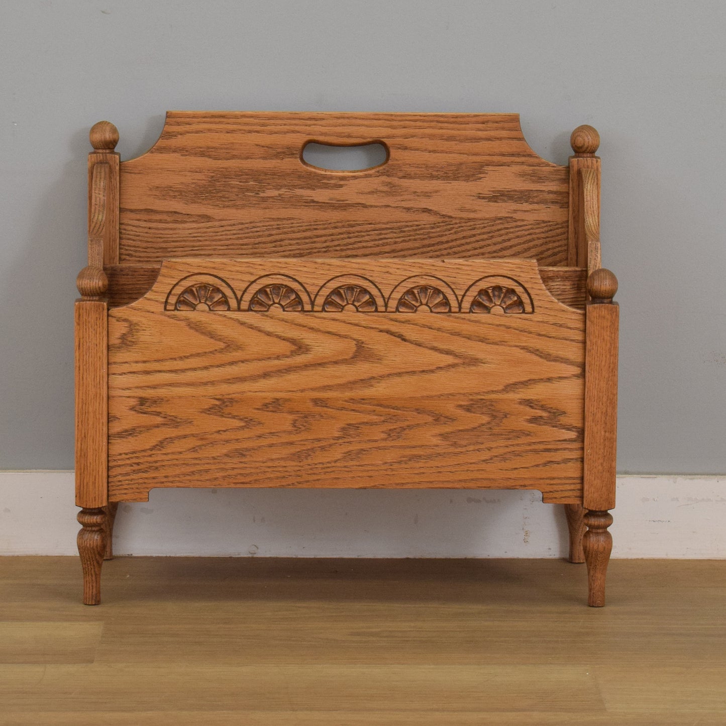 Oak Magazine Rack