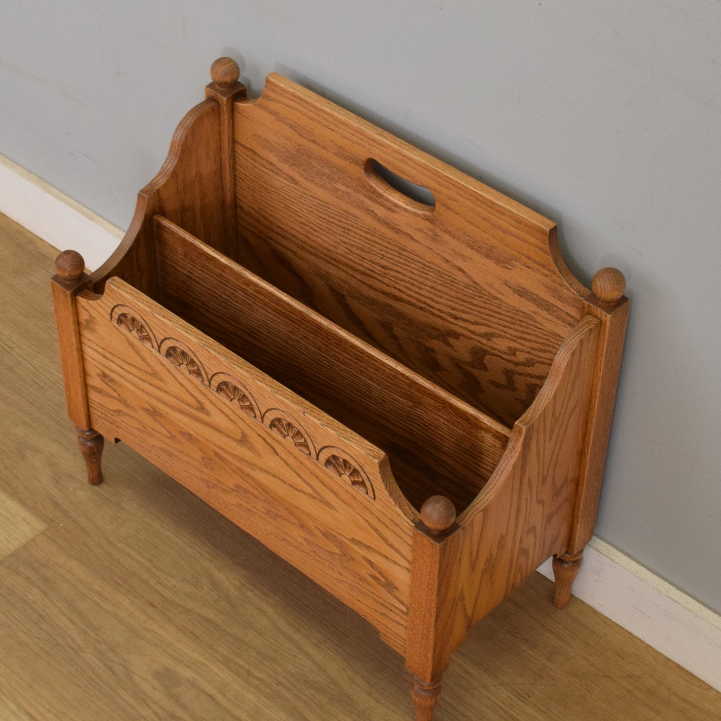 Oak Magazine Rack