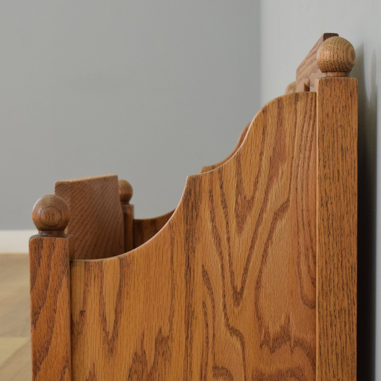 Oak Magazine Rack