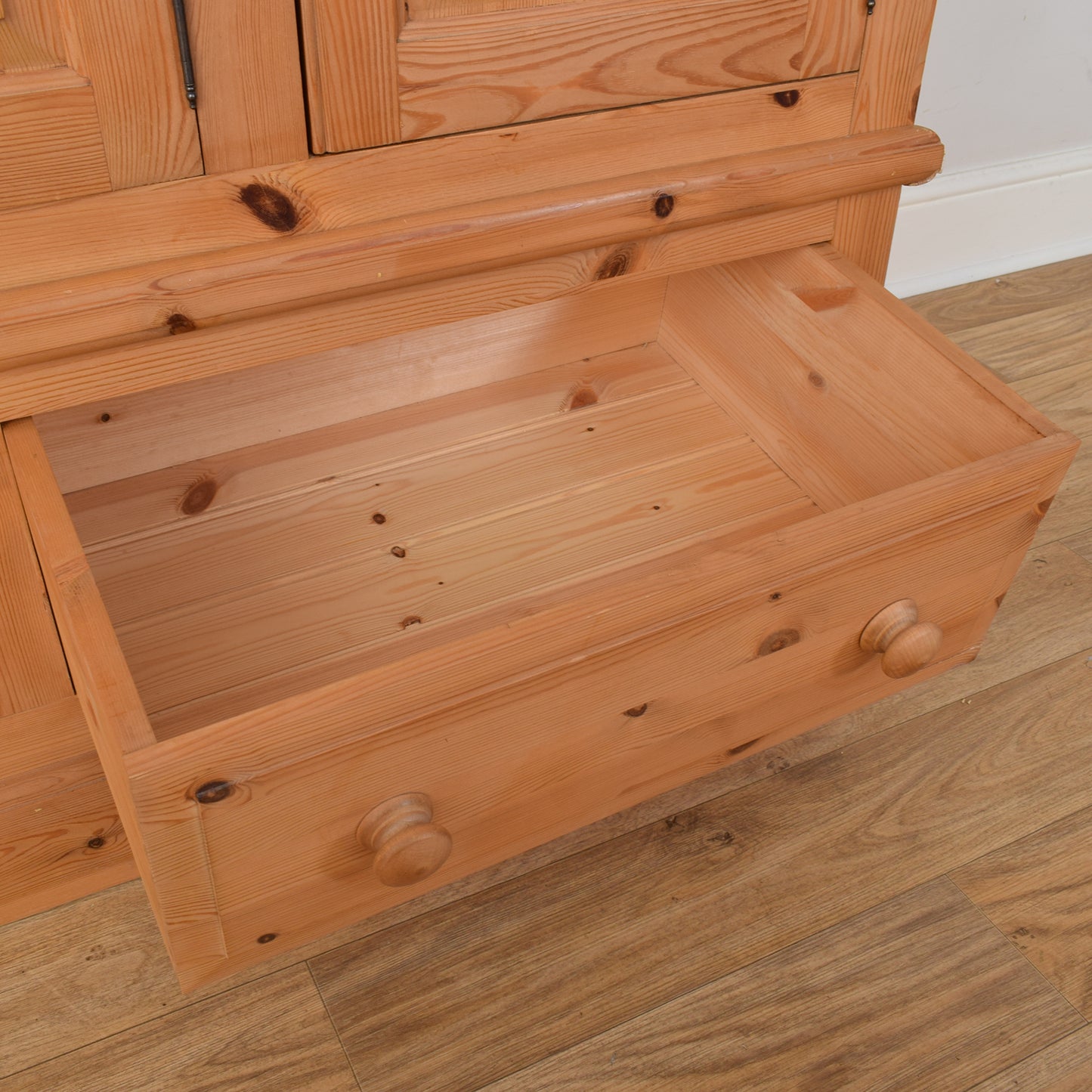 Pine Three Door Wardrobe