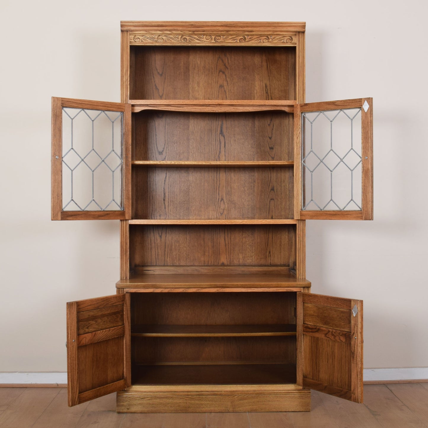 Old Charm Glazed Display Cabinet