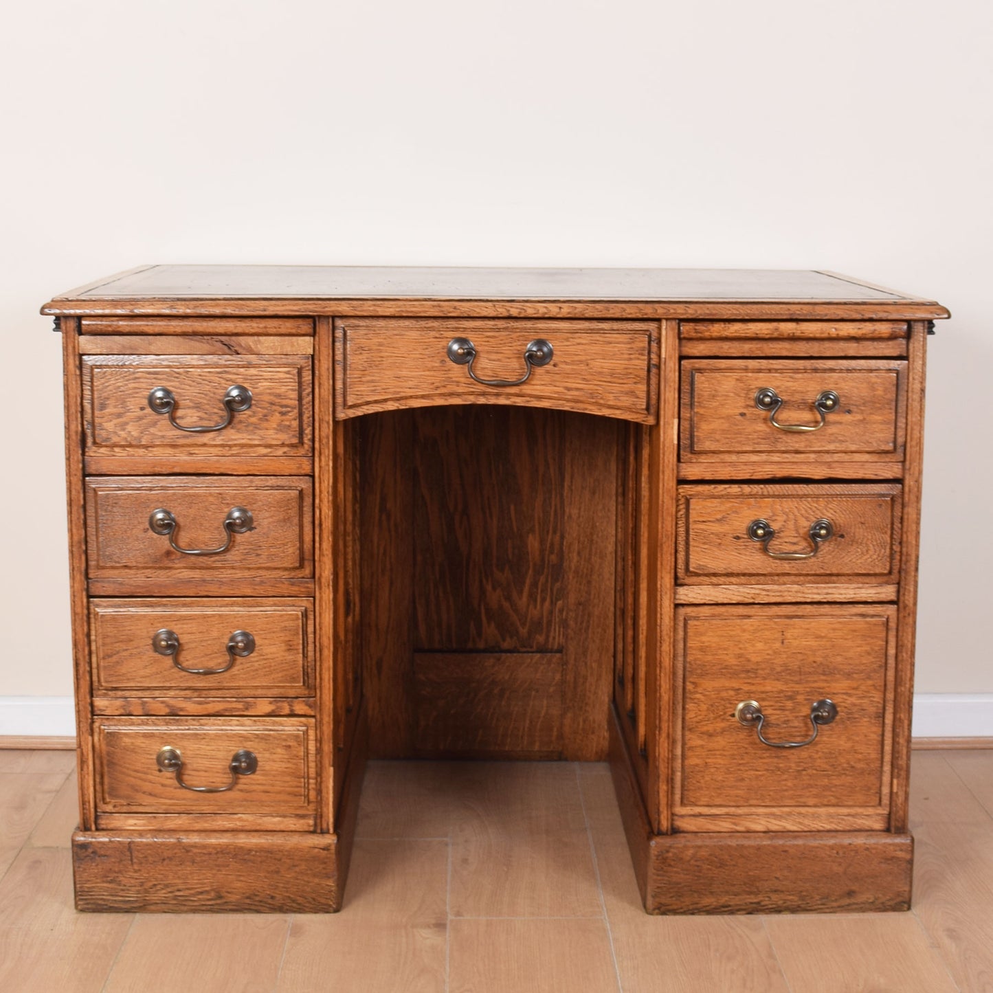 Oak Captains Desk