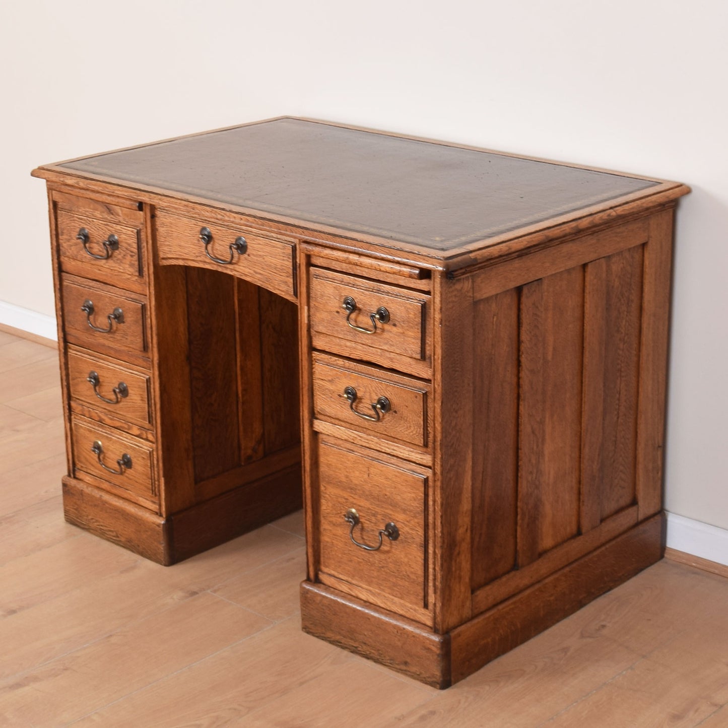 Oak Captains Desk