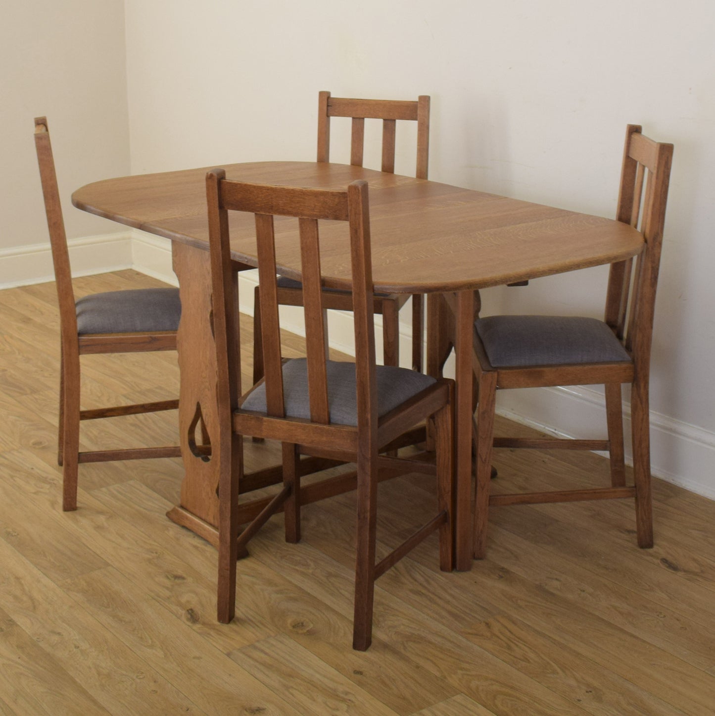 Drop Leaf Table And Four Chairs