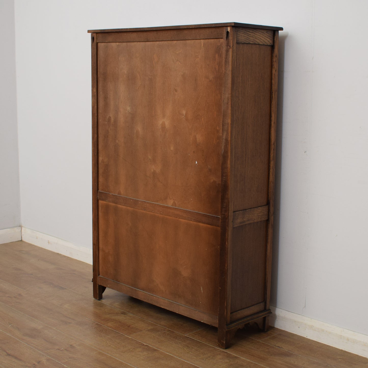 Vintage Oak Glazed Cabinet