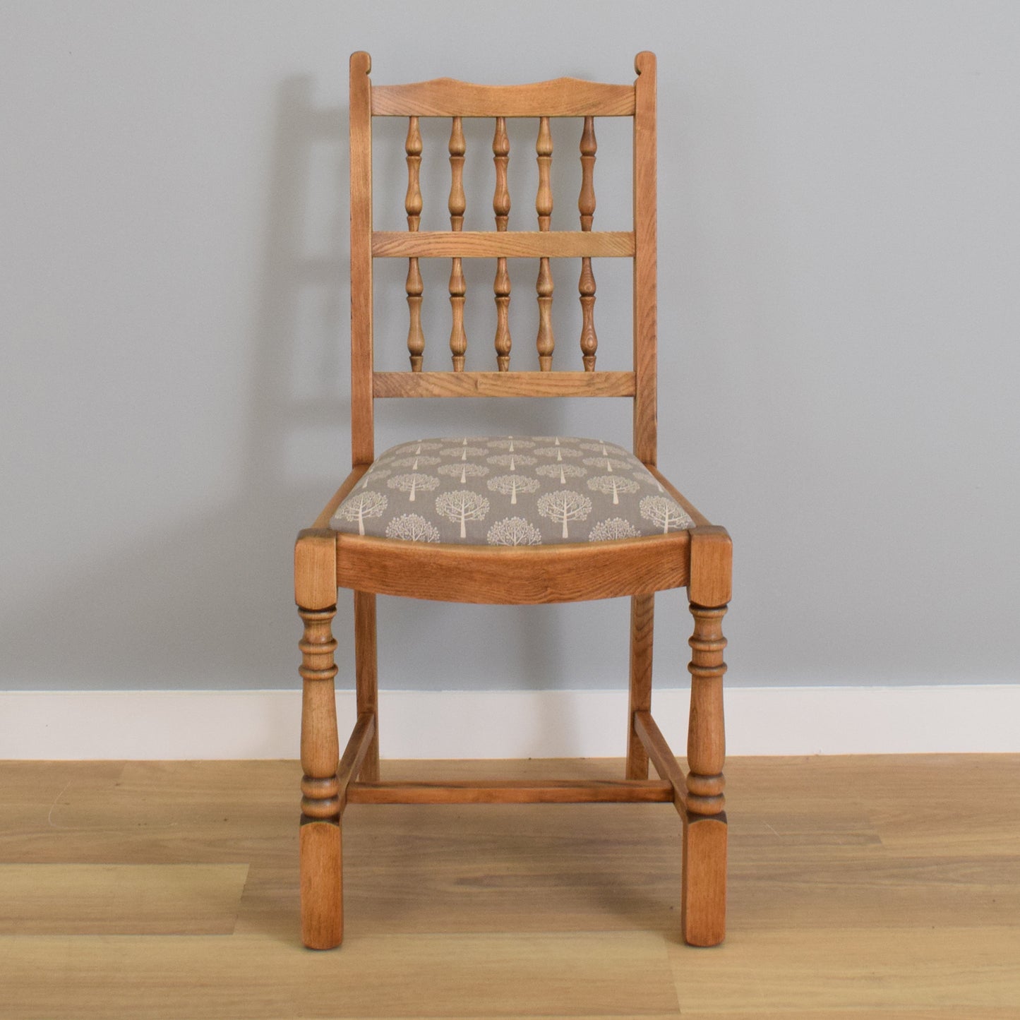 Ercol Trestle Table and Four 'Old Colonial' Chairs