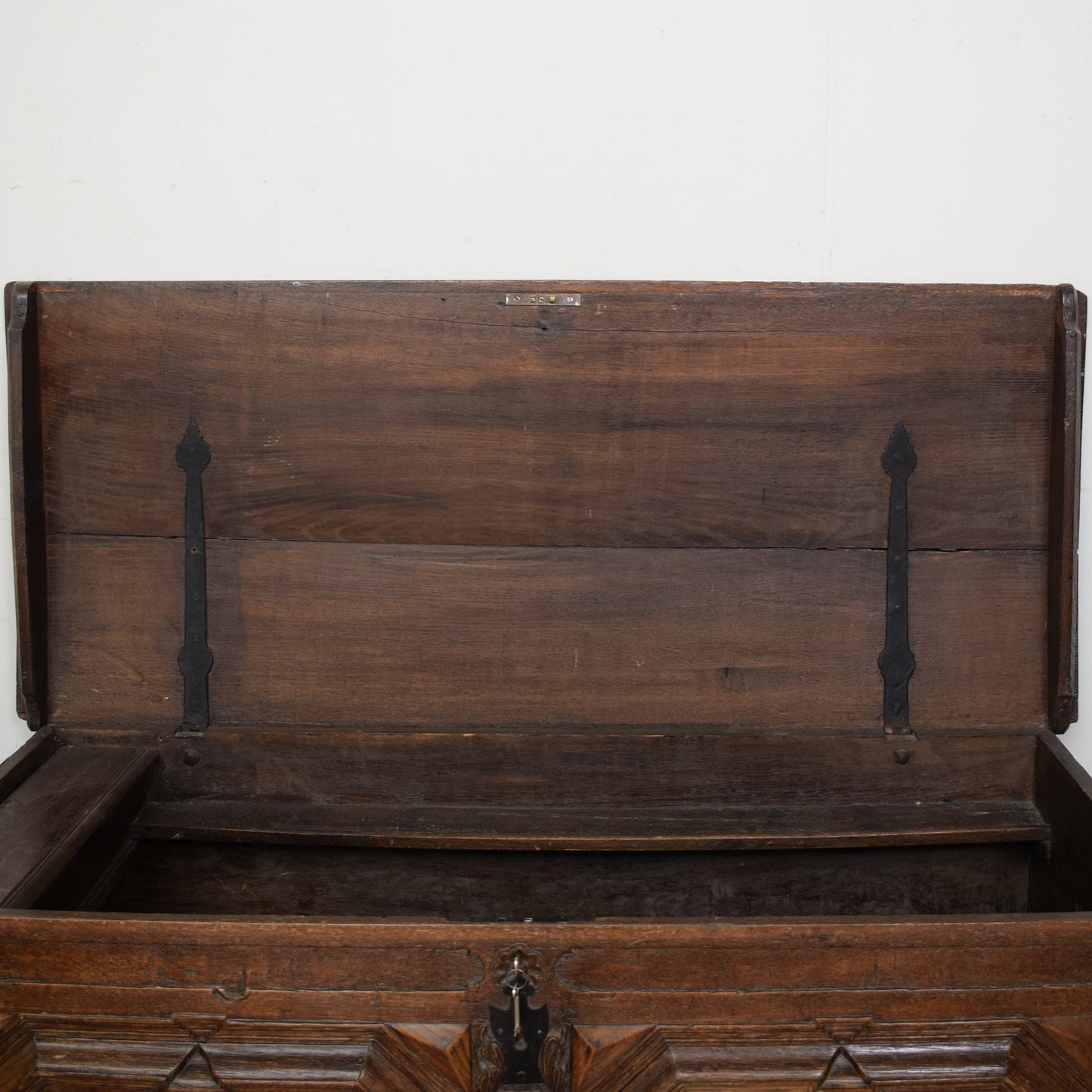 Antique Oak Trunk