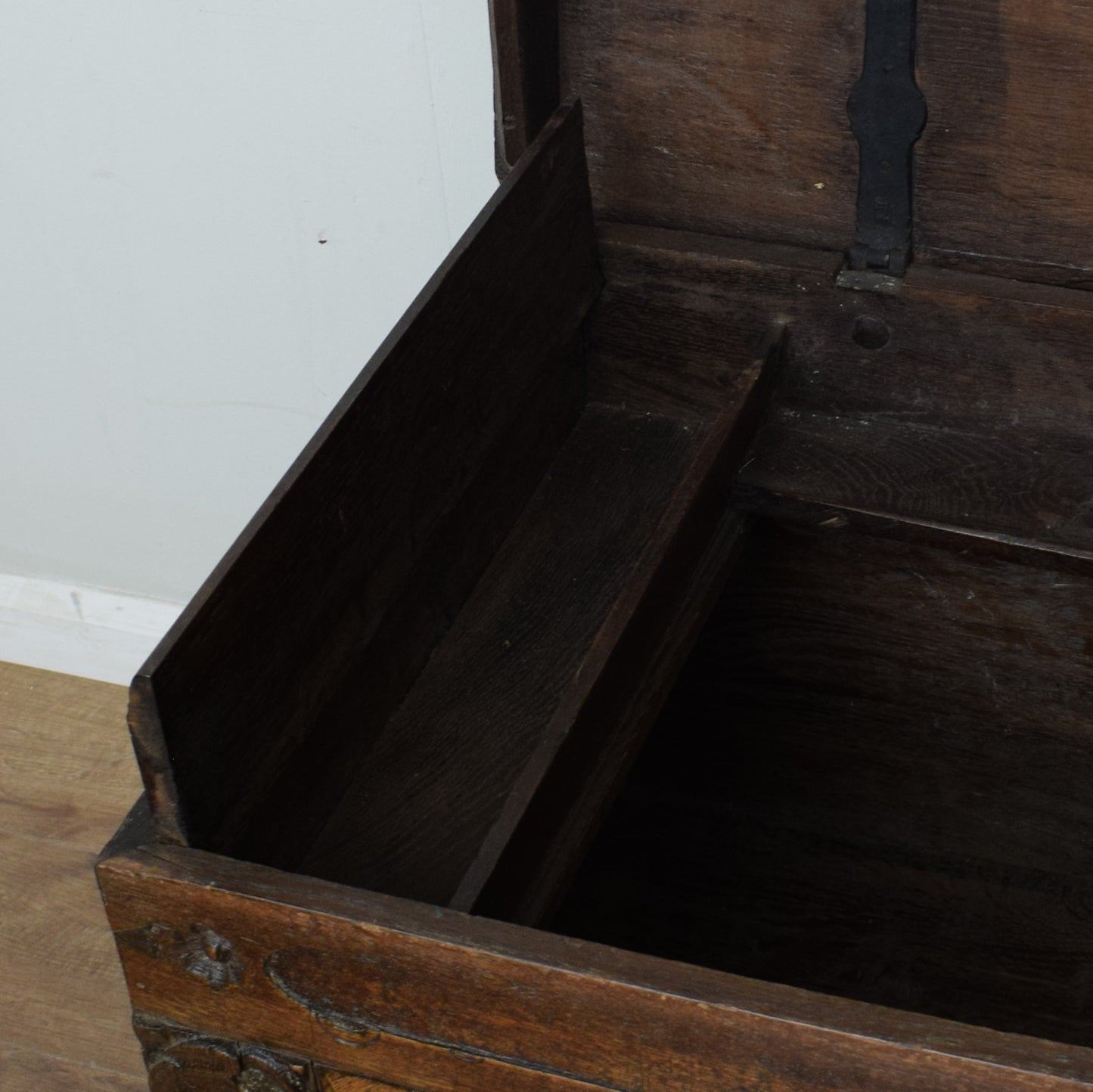 Antique Oak Trunk