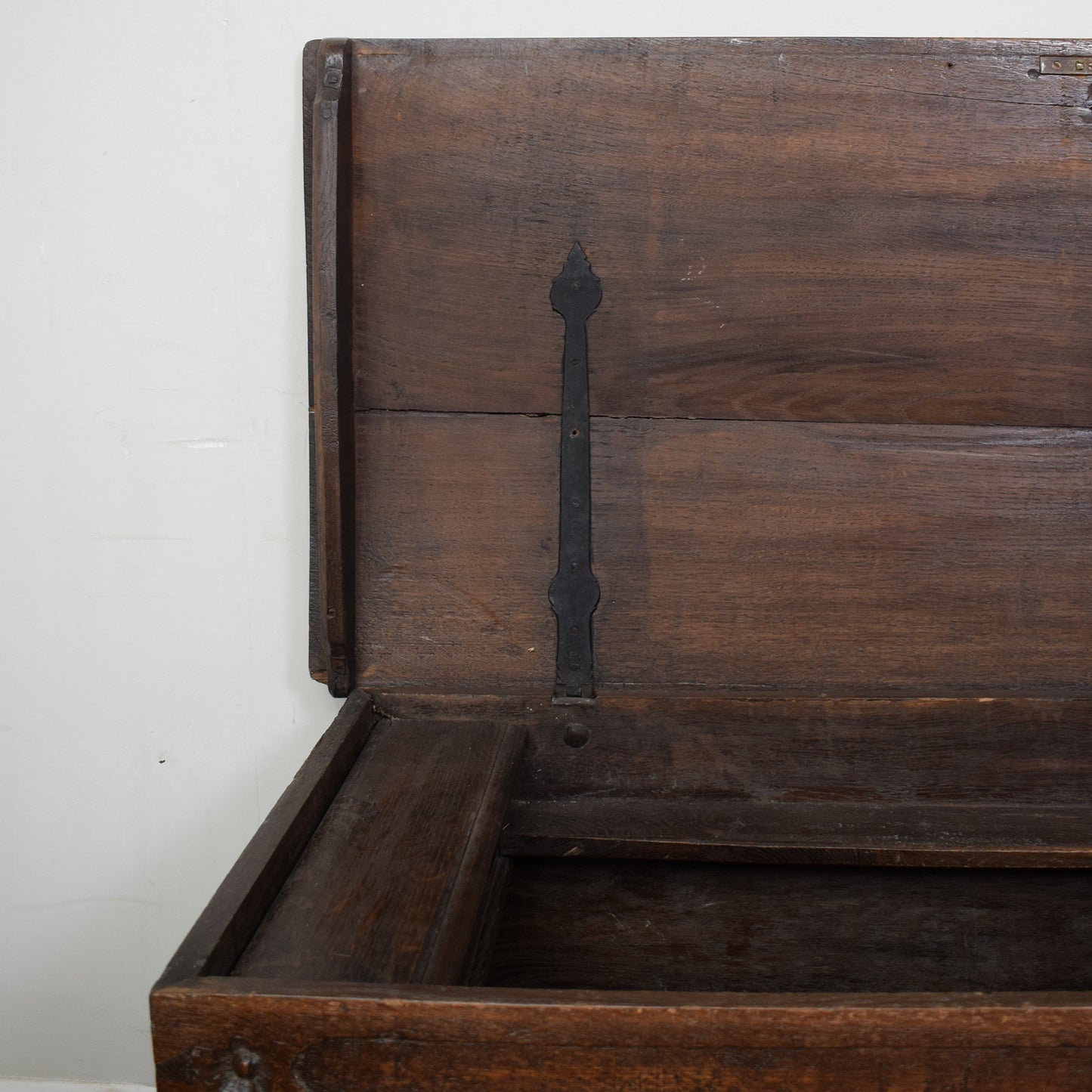 Antique Oak Trunk
