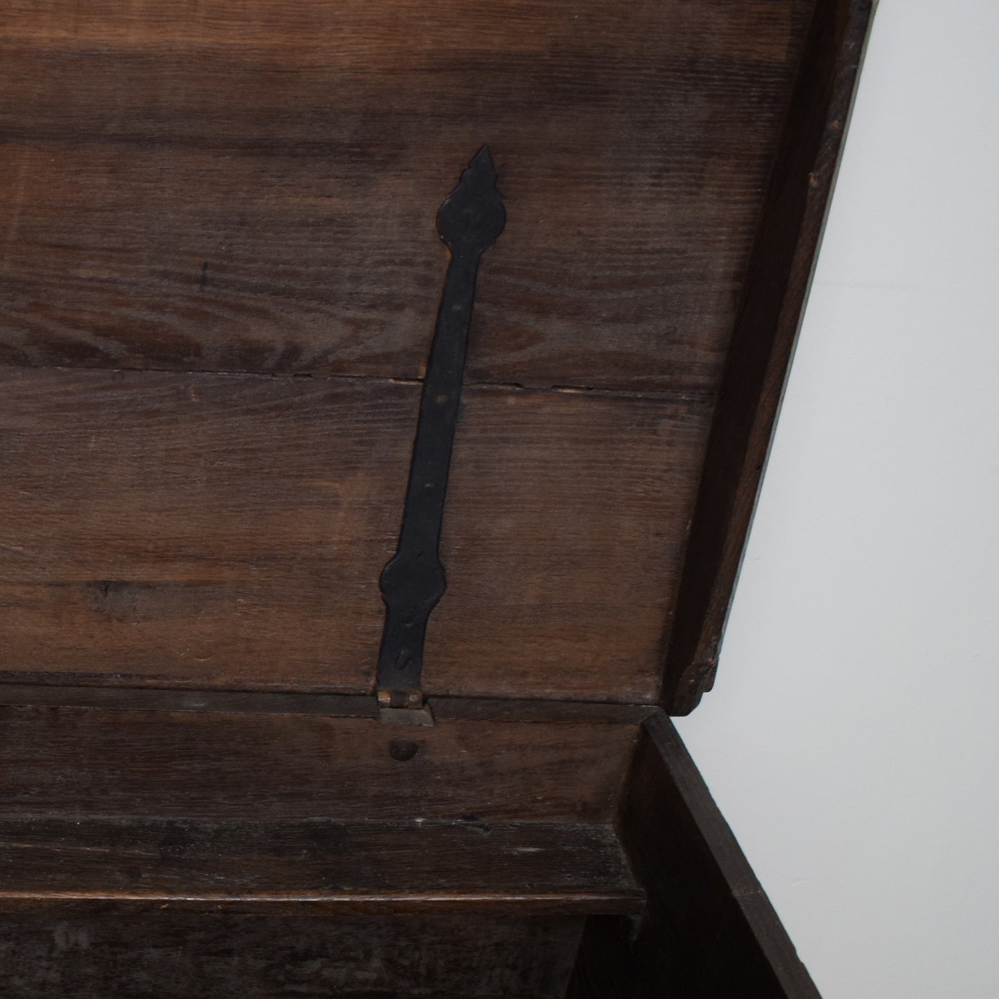 Antique Oak Trunk