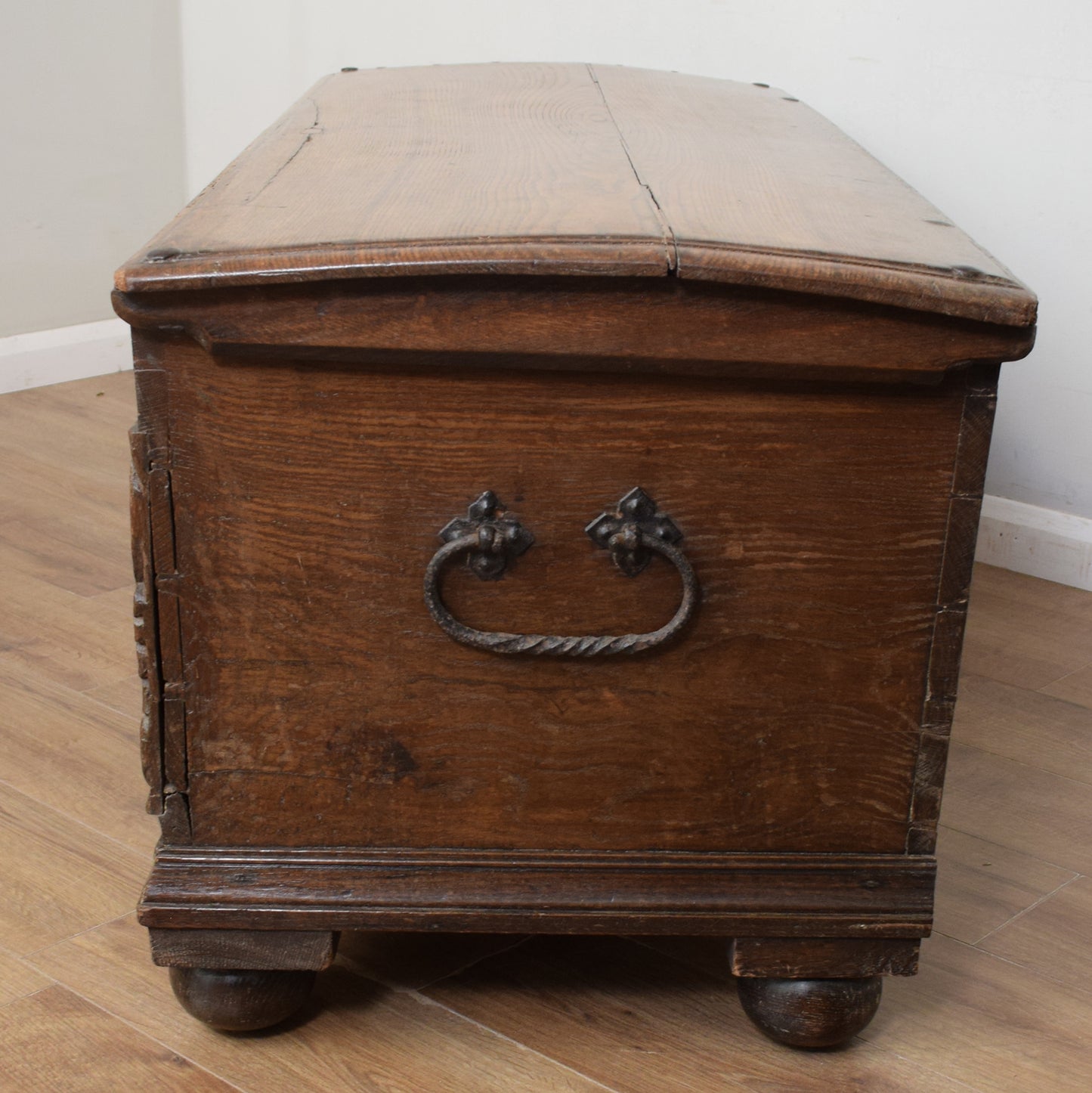 Antique Oak Trunk