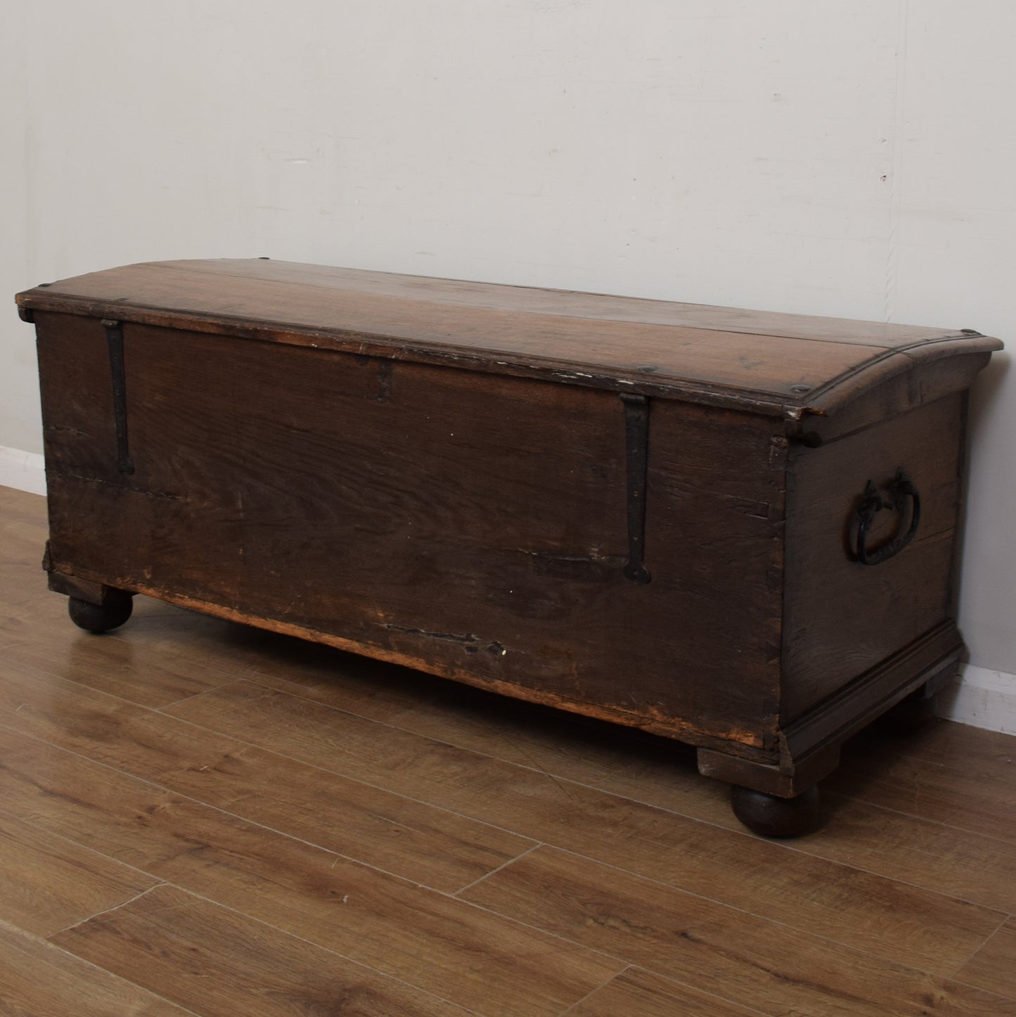 Antique Oak Trunk