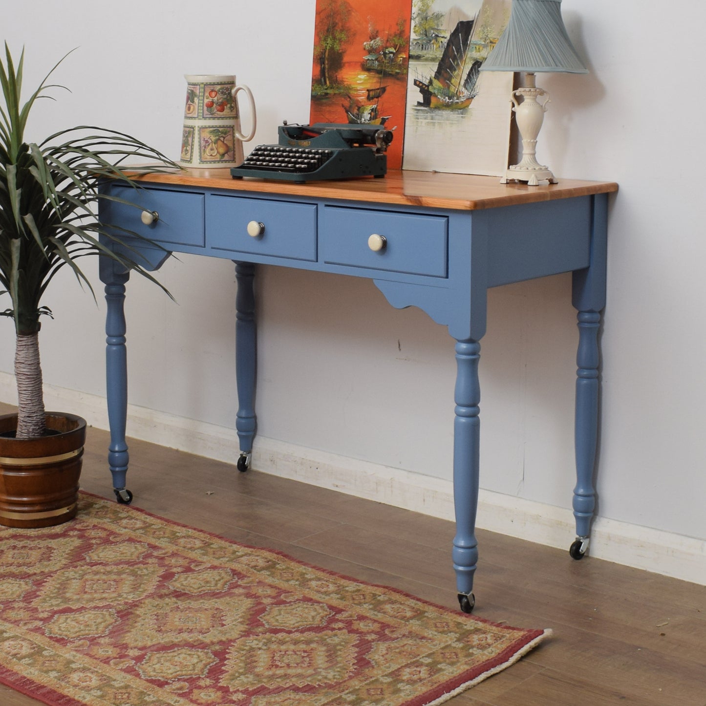 Painted Pine Desk