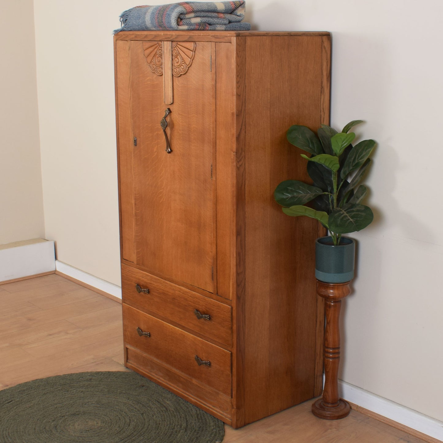 Art-Deco Style Small Wardrobe