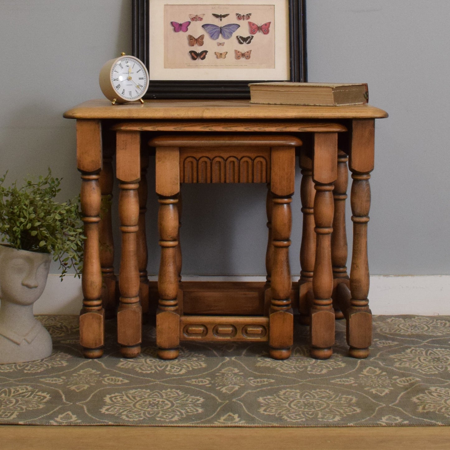 Restored Priory Nest of Tables
