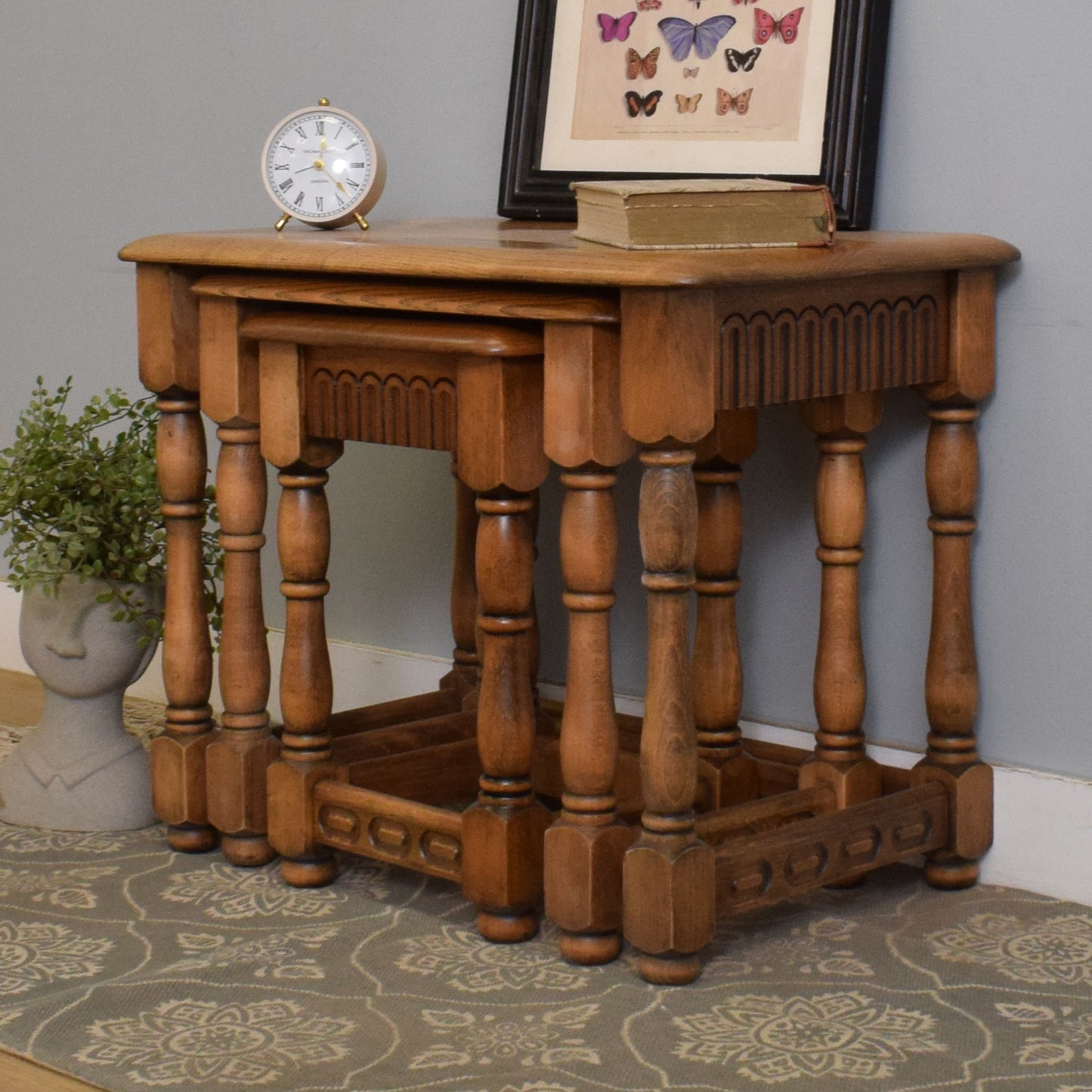 Restored Priory Nest of Tables