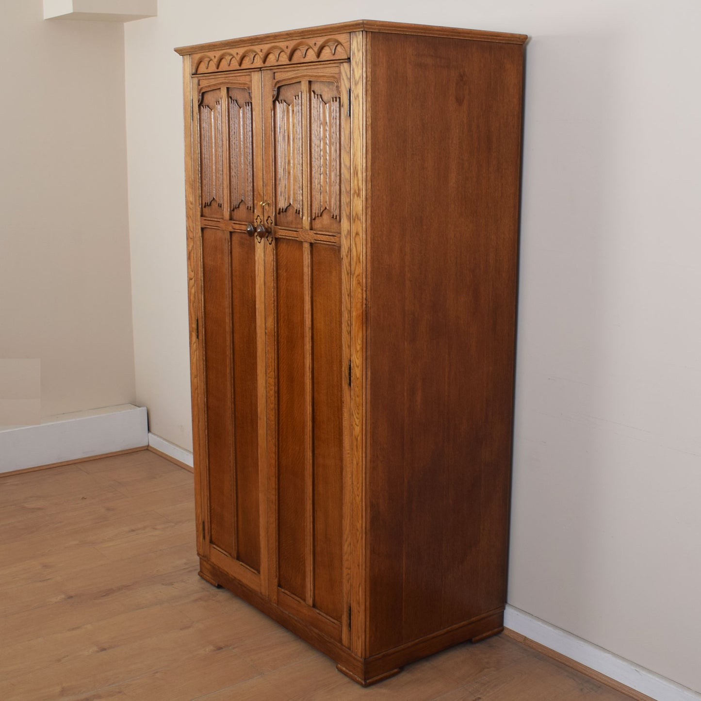 Vintage Oak Wardrobe