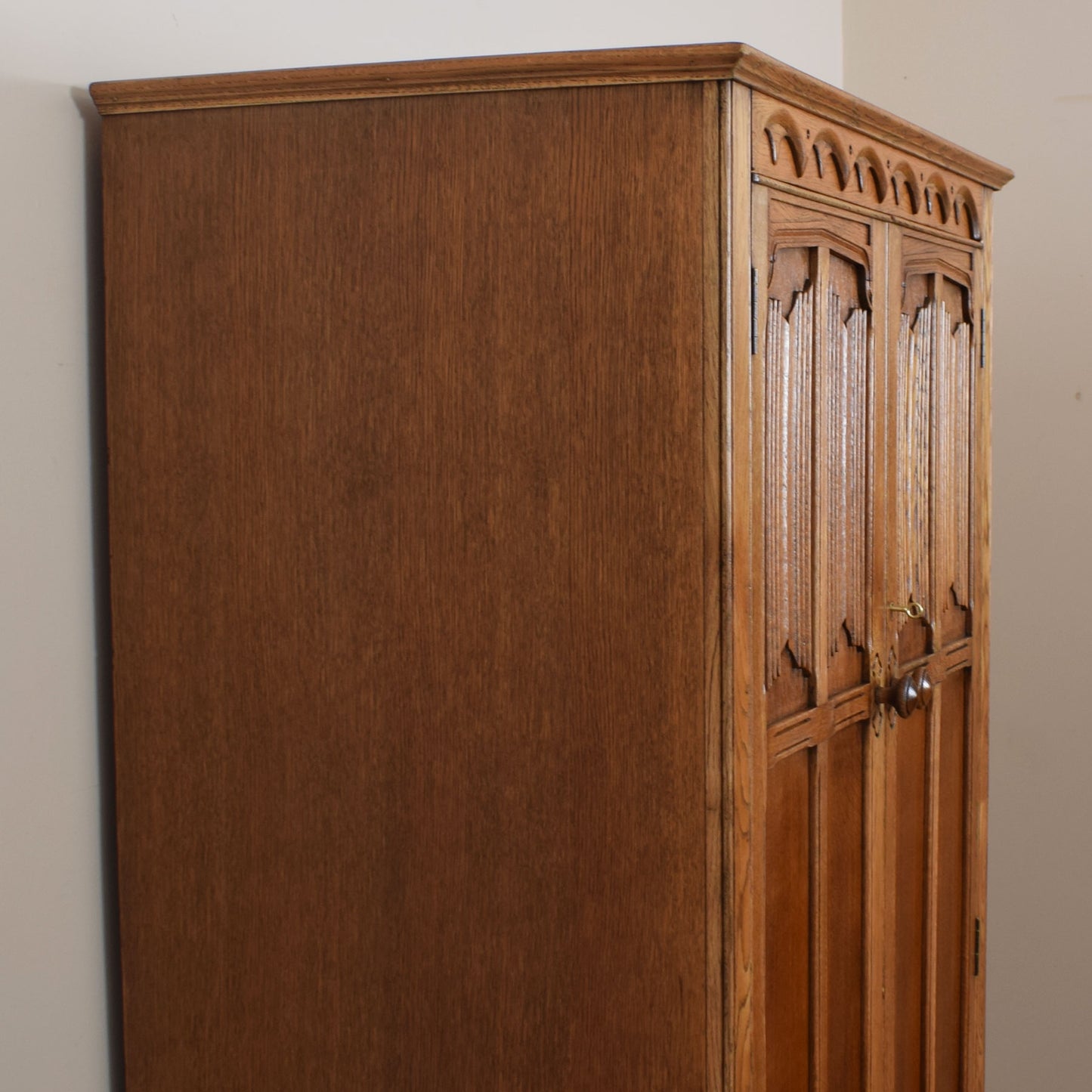 Vintage Oak Wardrobe