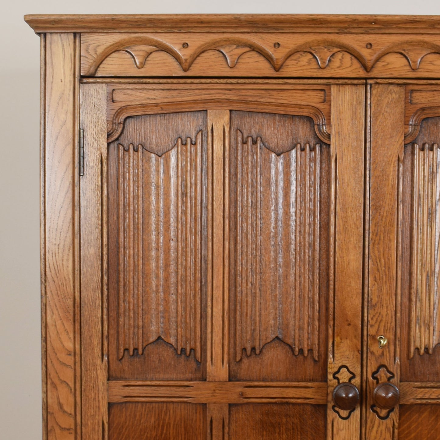 Vintage Oak Wardrobe