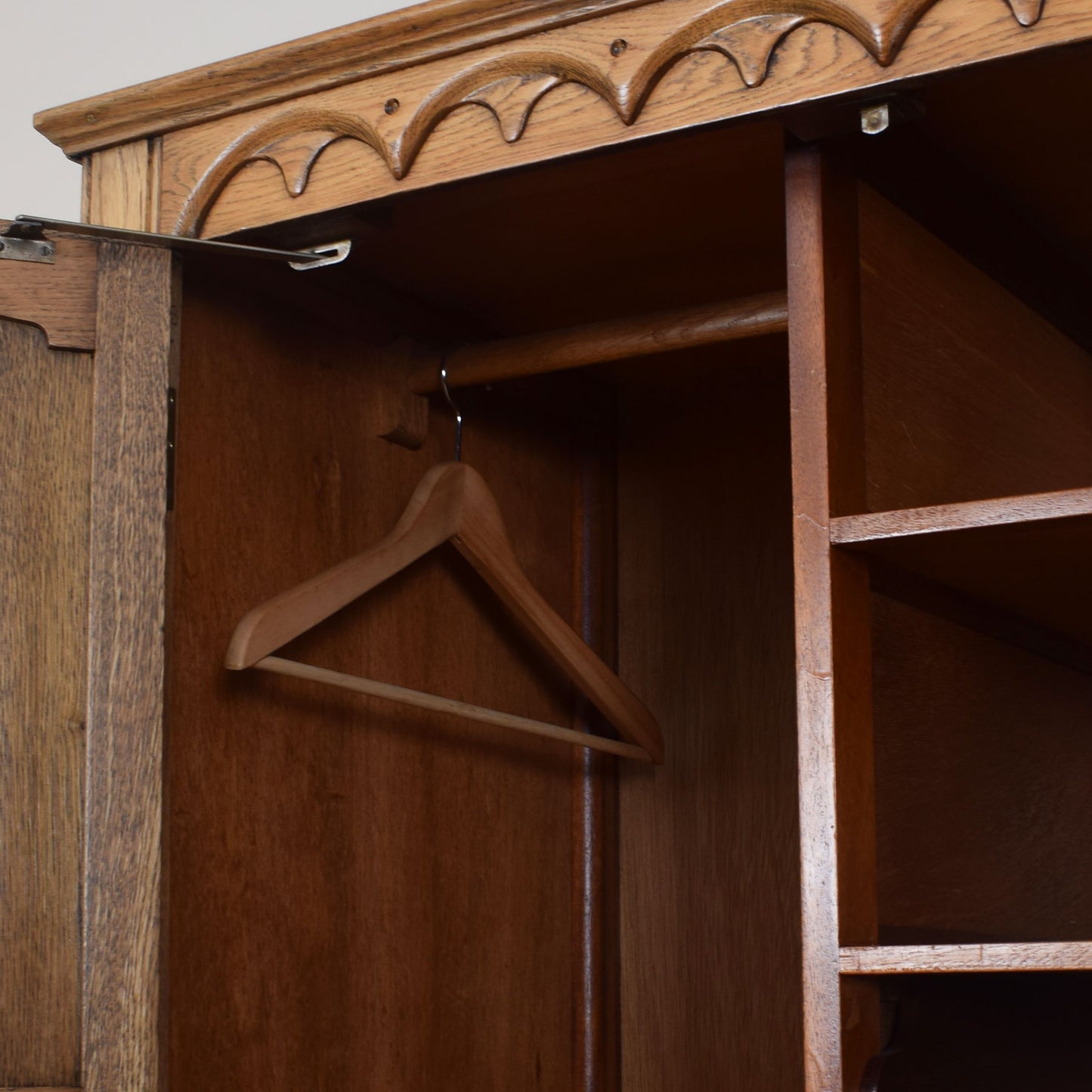 Vintage Oak Wardrobe