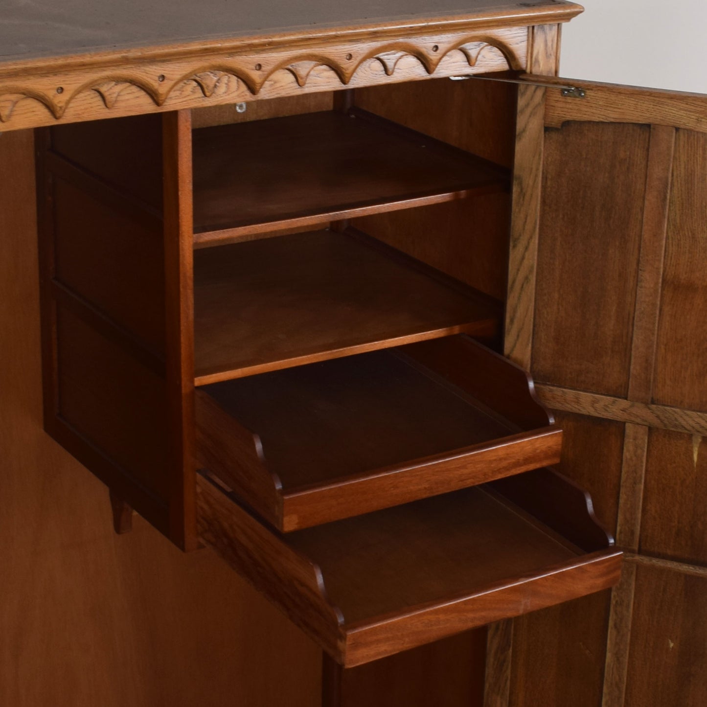 Vintage Oak Wardrobe