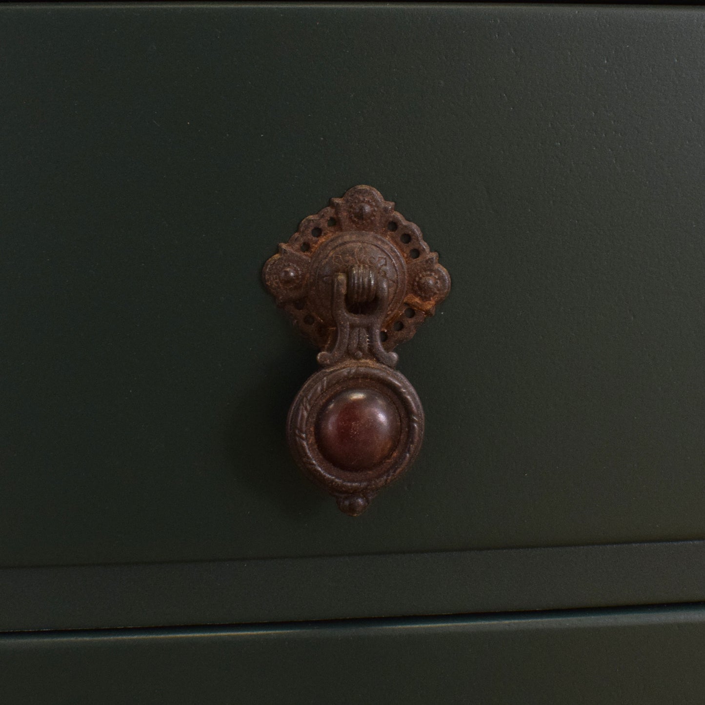 Painted Mahogany Veneer Chest of Drawers