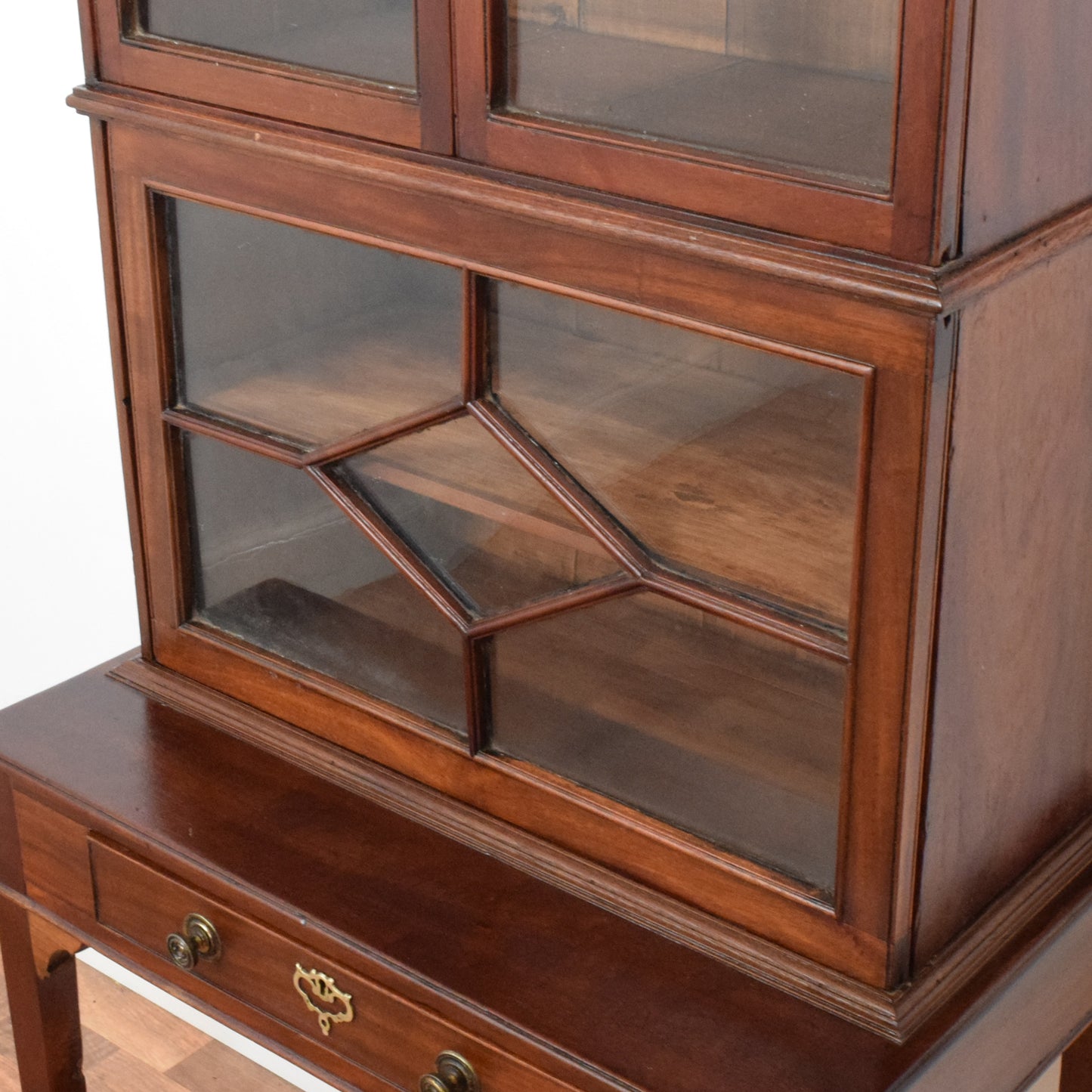 Mahogany Display Cabinet