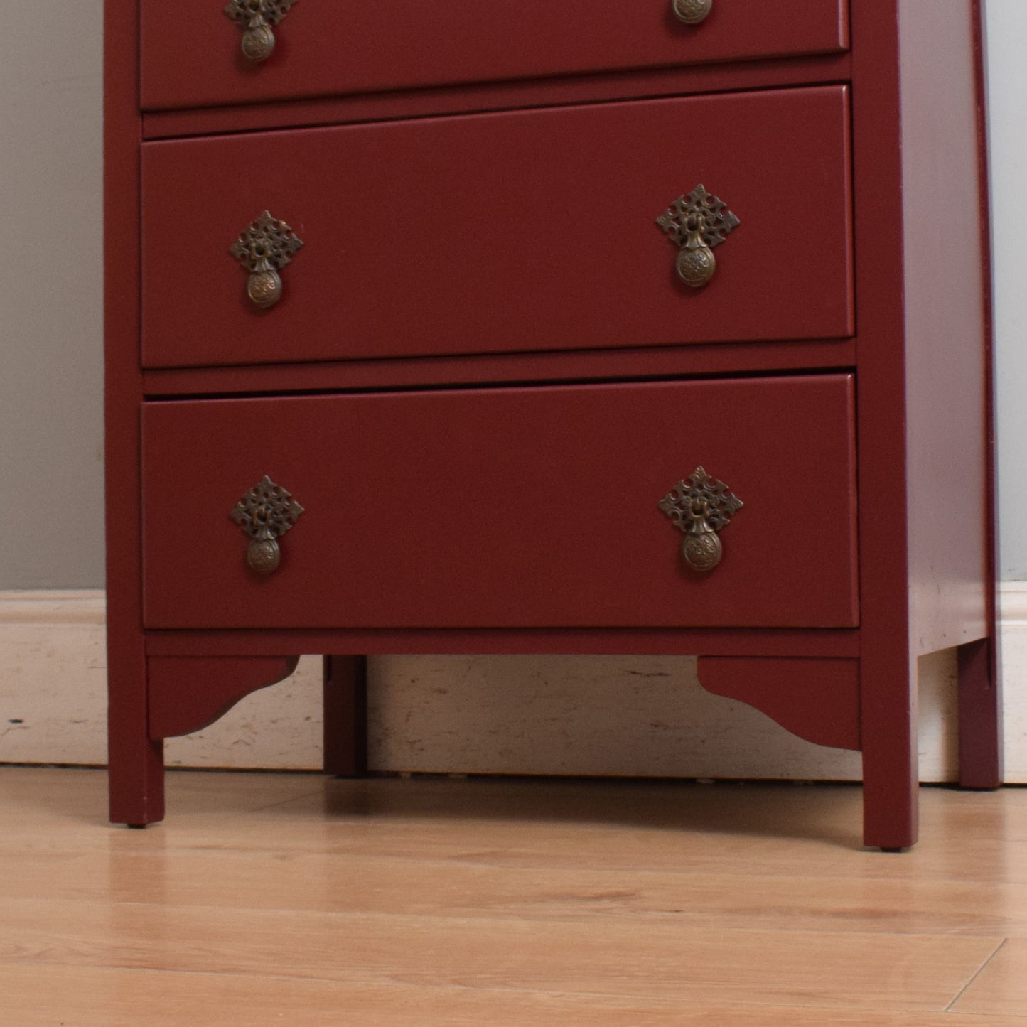 Tall Painted Chest of Drawers